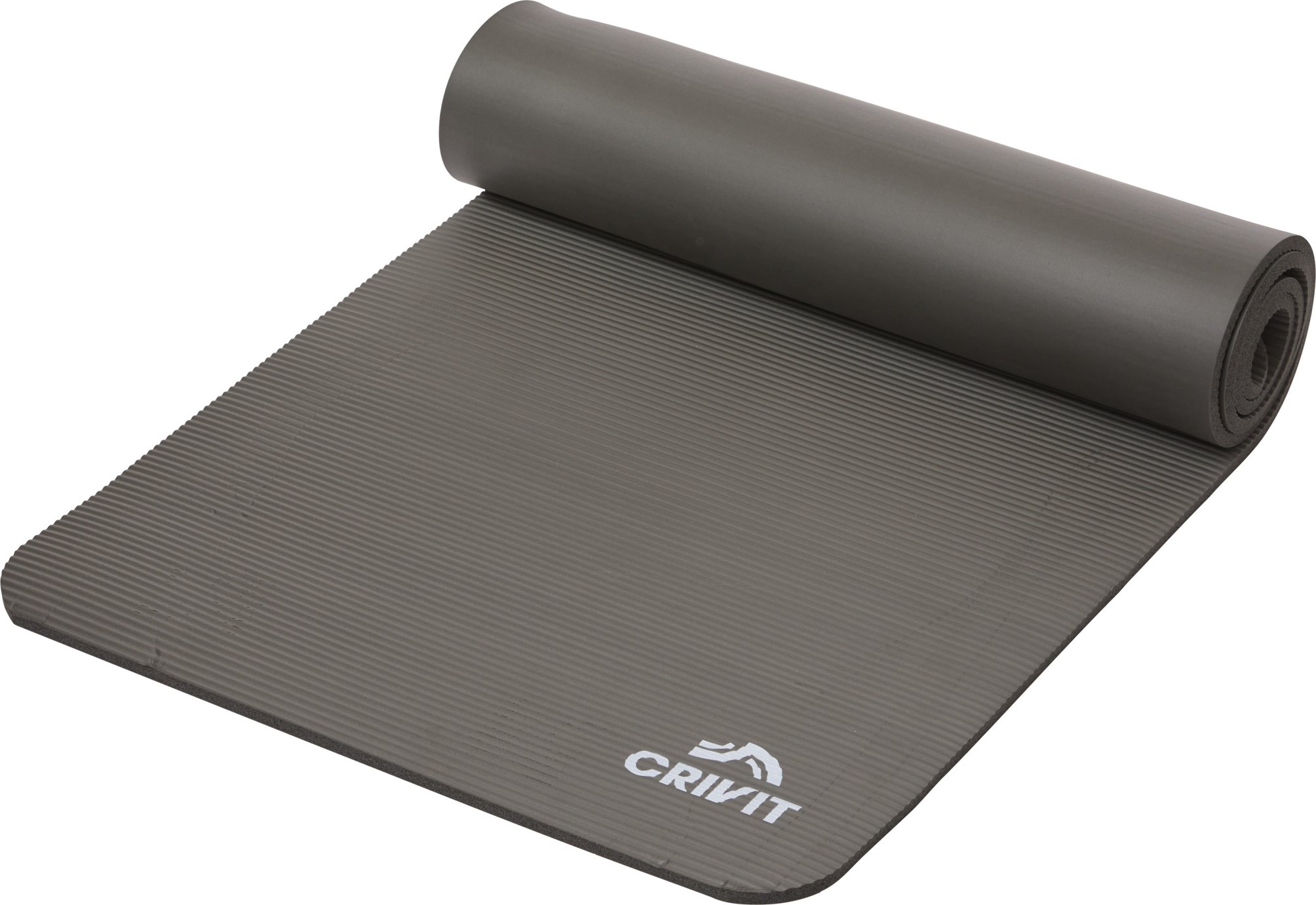 CRIVIT Gymnastikmatte 180 x 58 x 1cm (Grau)