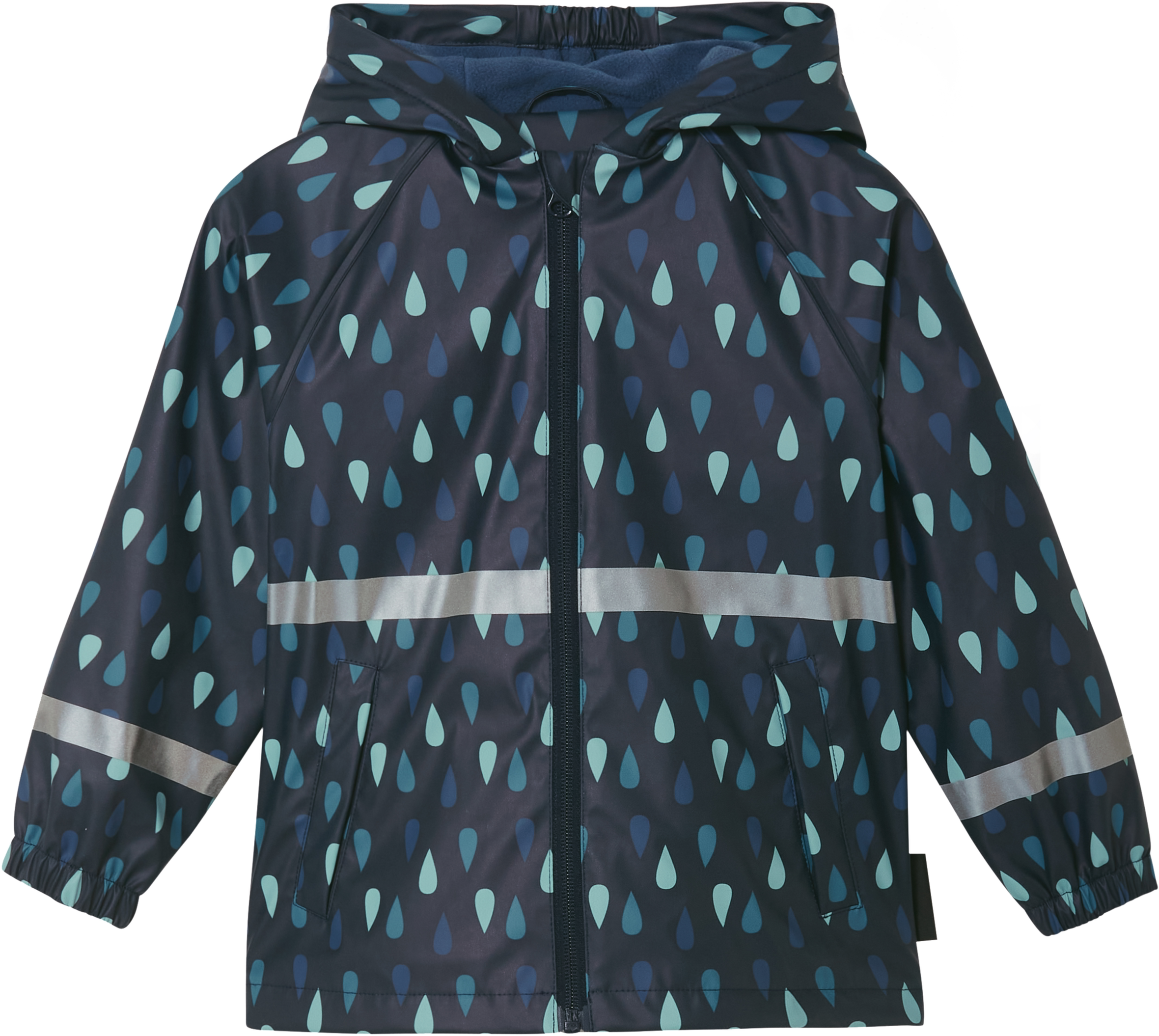 Thumbnail - lupilu® Baby Kleinkinder Matsch- und Buddeljacke, gefüttert (navy/gemustert, 86/92)