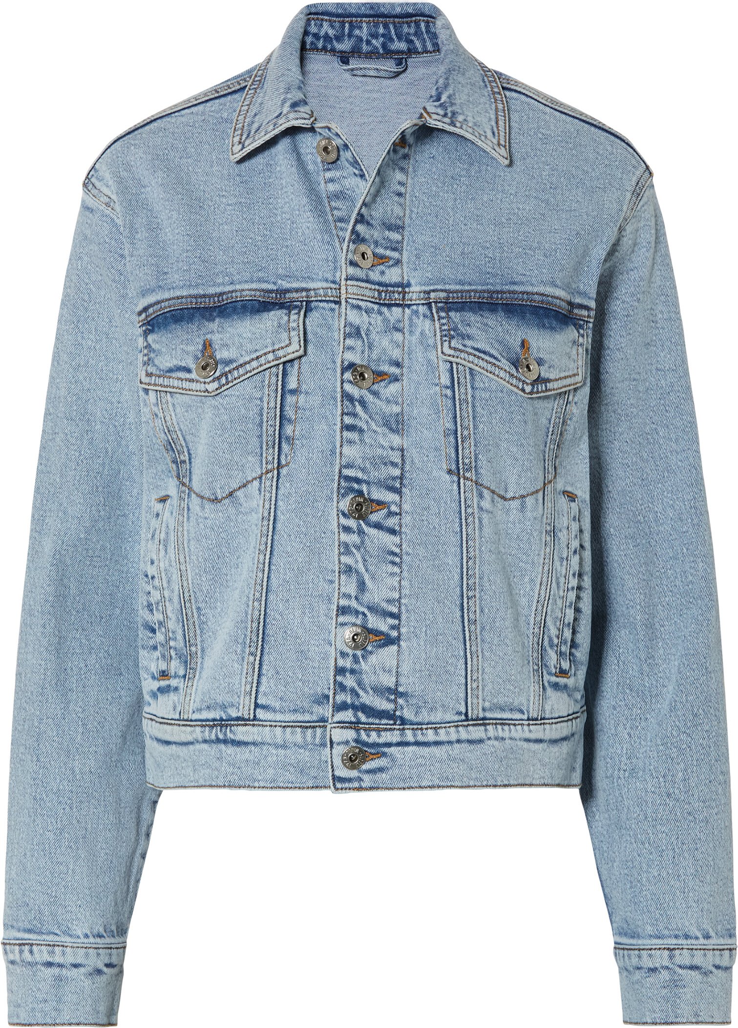 esmara® Damen Jeansjacke (Blau, 40)