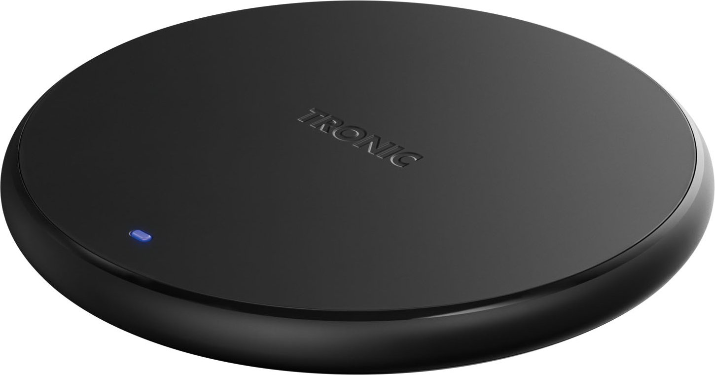 TRONIC® Ladepad Qi Single 10W (Schwarz)