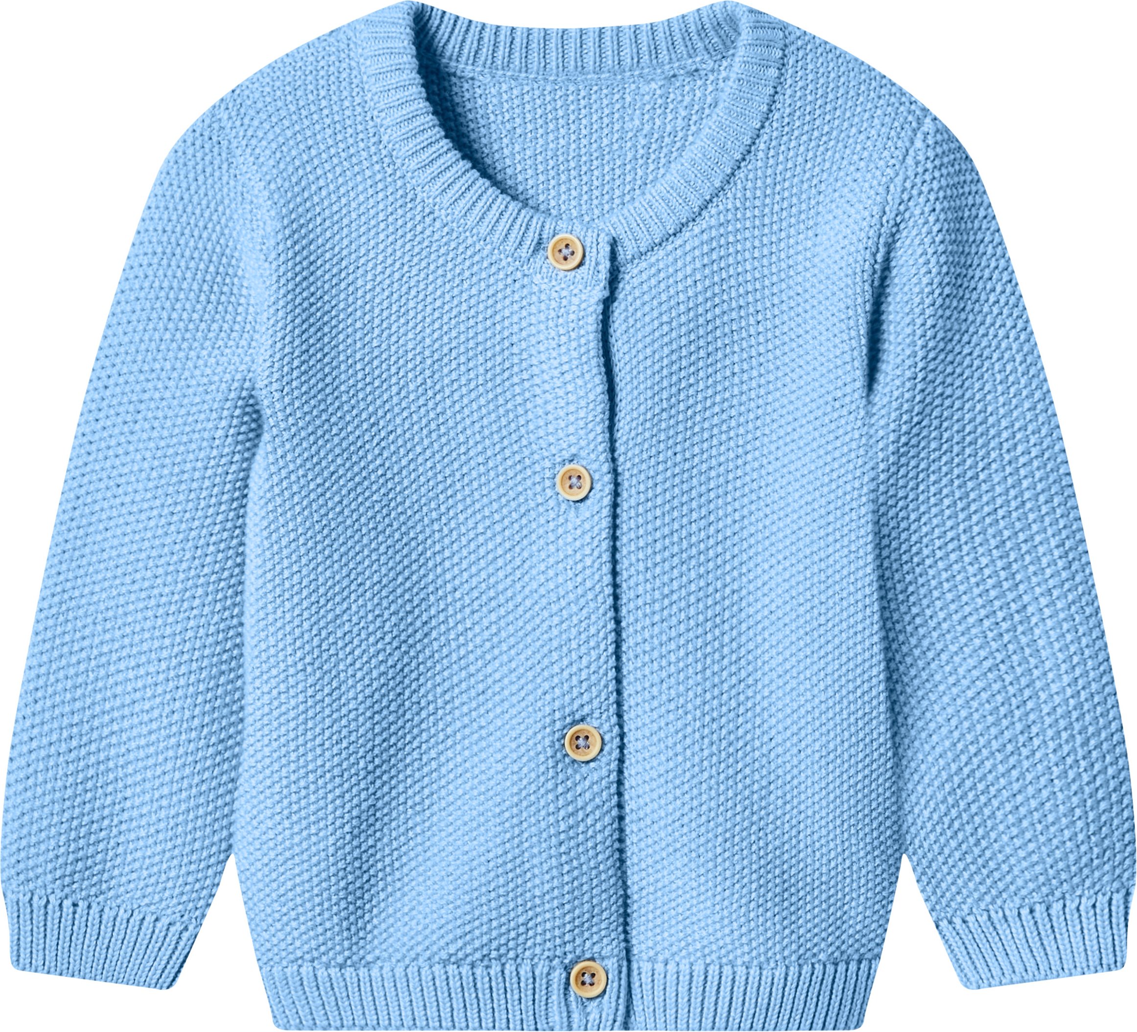 lupilu® Baby Mädchen Jungen Strickjacke (Blau, 50/56)