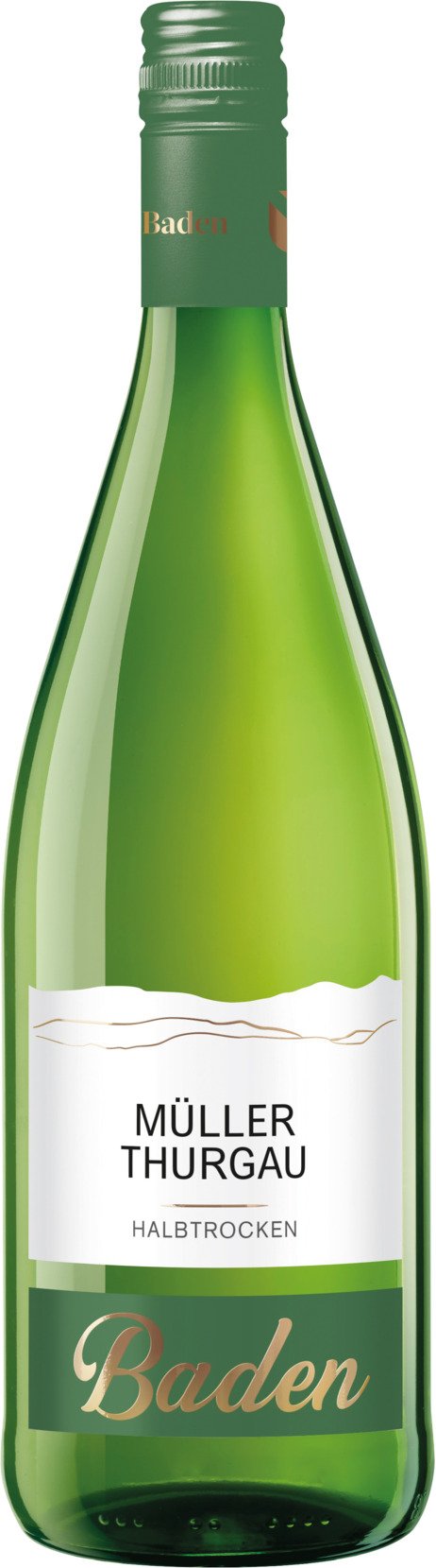 Müller-Thurgau Baden QbA halbtrocken, Weißwein 2024 - Mindestbestellmenge 6