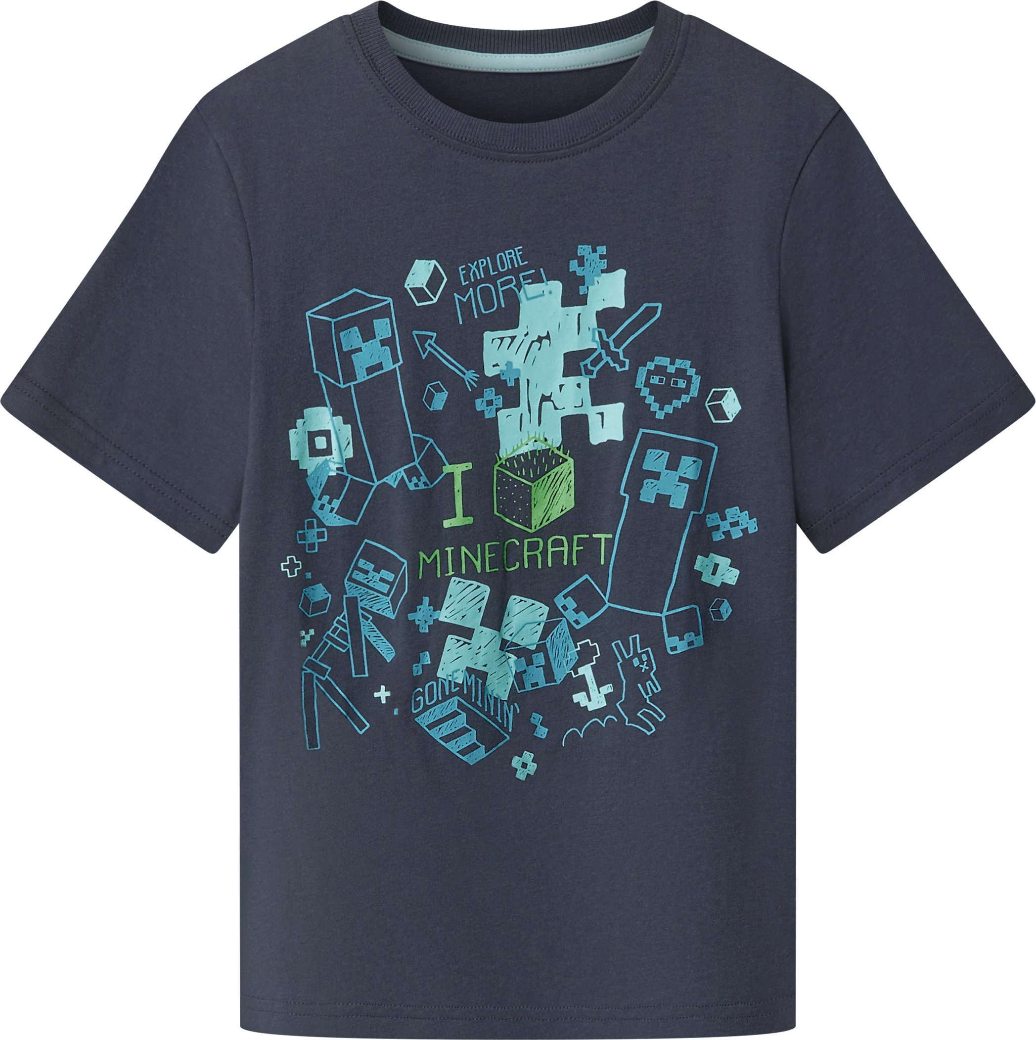 Kinder Jungen T-Shirt (Navy, 134/140)