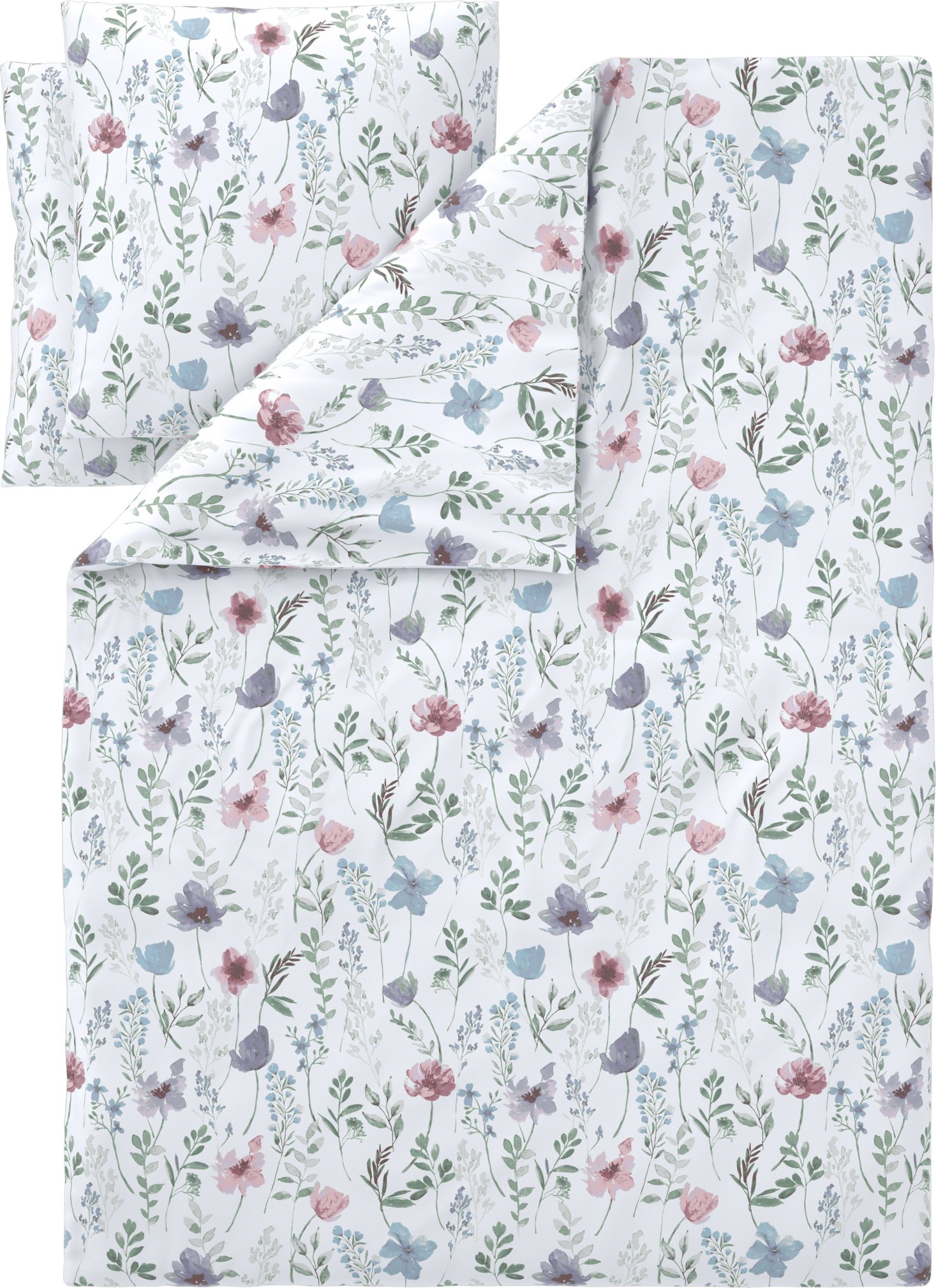 LIVARNO® Bettwäsche CVC Renforcé, 200 x 220 cm (Blumen)