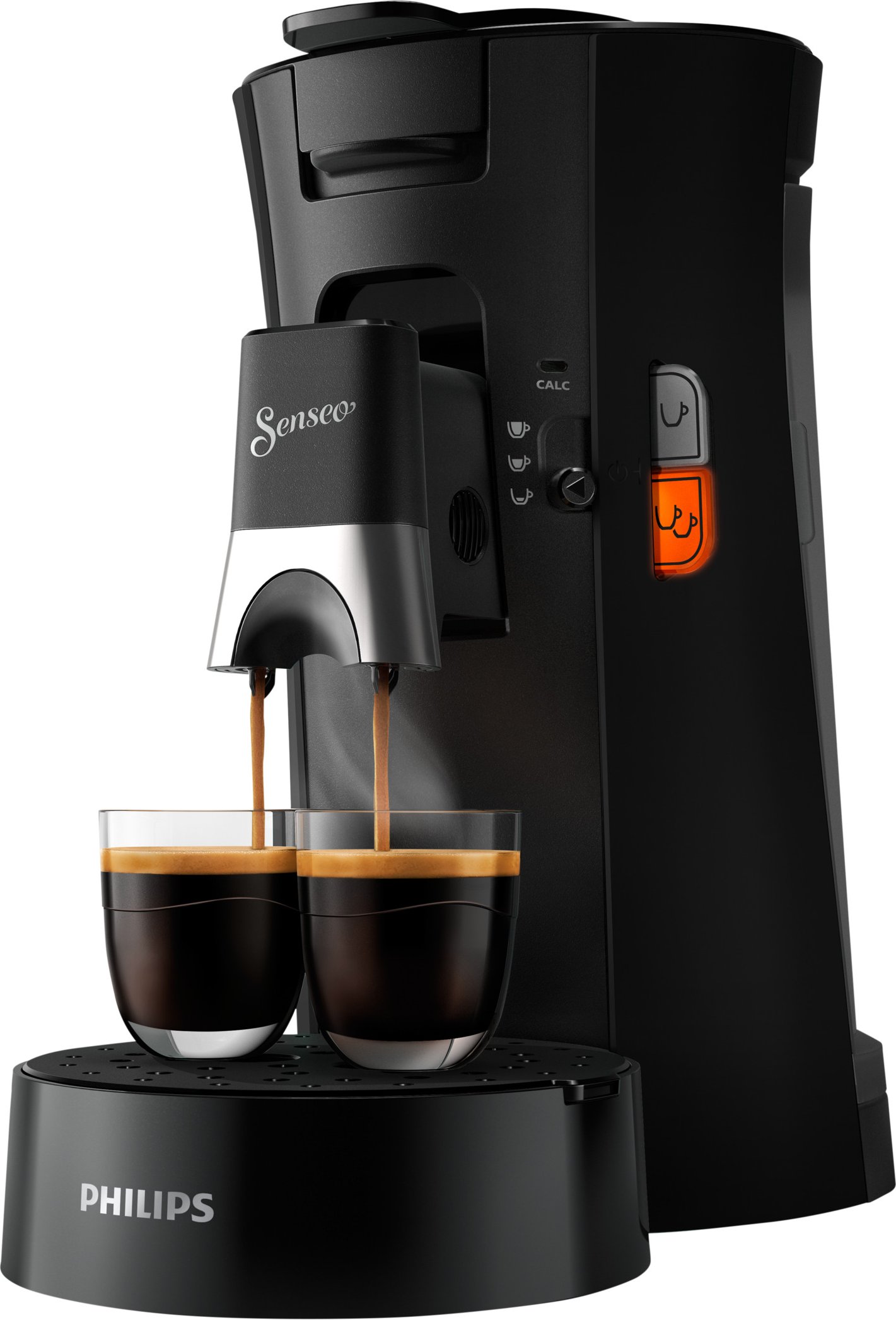 Thumbnail - PHILIPS Senseo Select Kaffeepadmaschine, schwarz (Schwarz)
