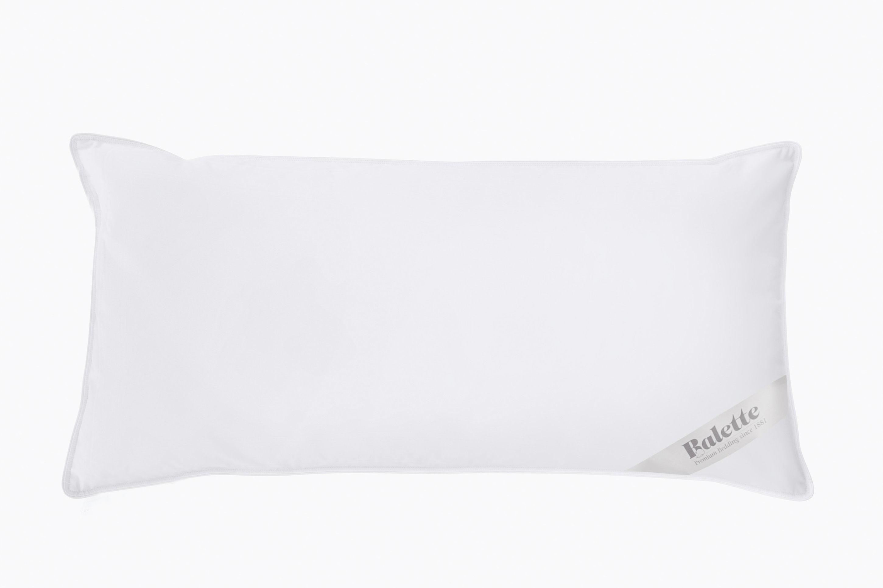 Balette Premium Feder-/Daunen-Kopfkissen Elegance (80 x 40 cm)