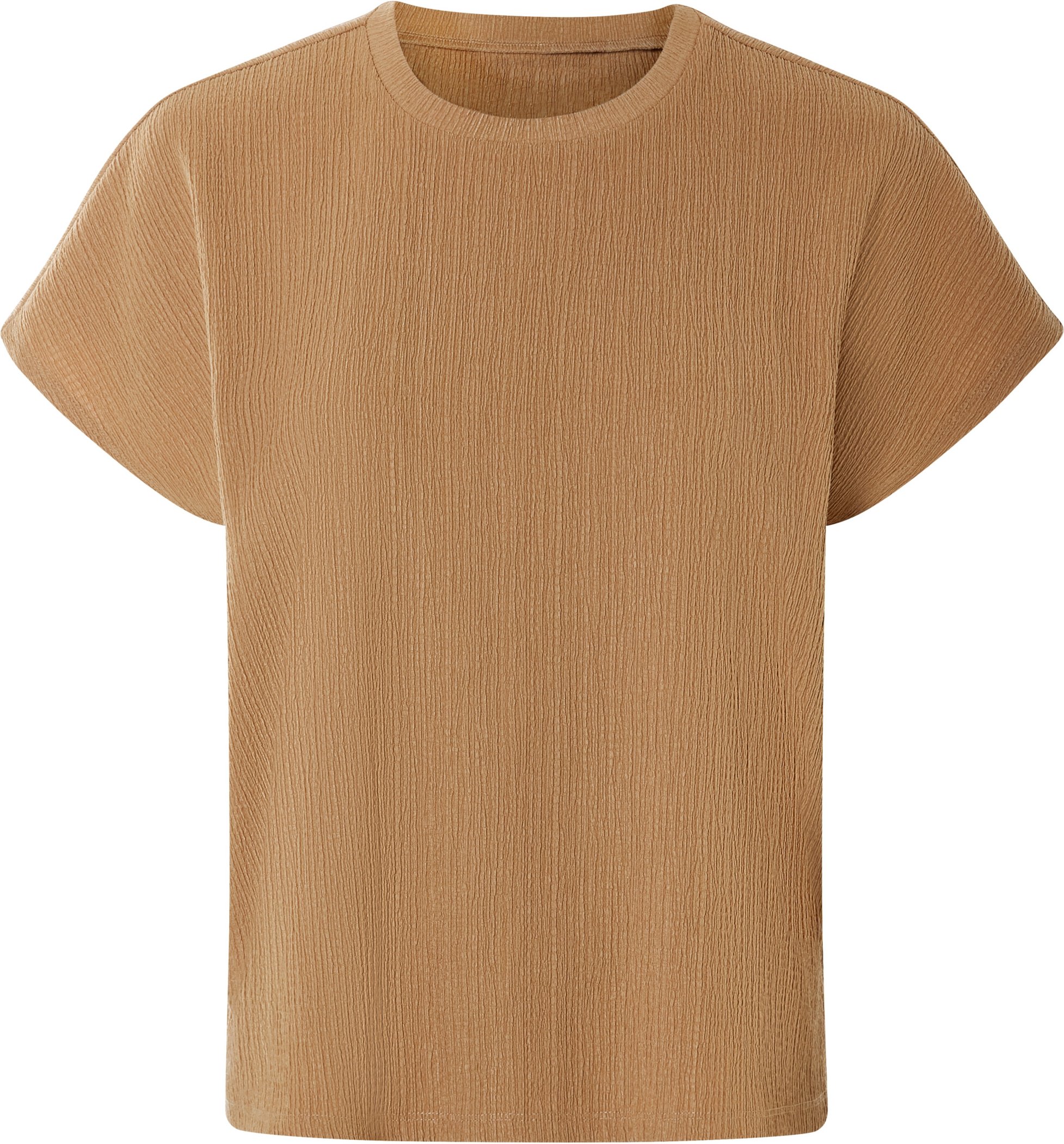 Thumbnail - esmara® Damen Shirt Struktur (camel, L(44/46))