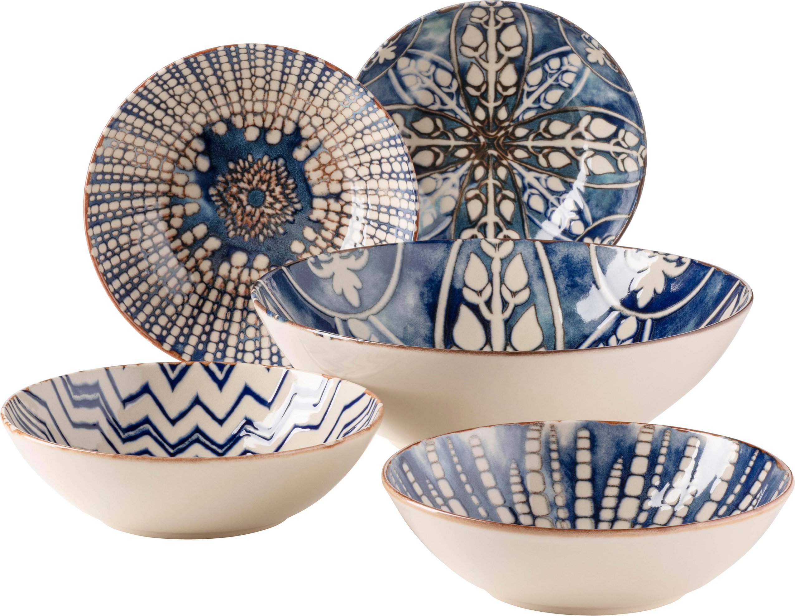 MÄSER Salat-Set »Iberico Blue«, 5-teilig, 4 Designs