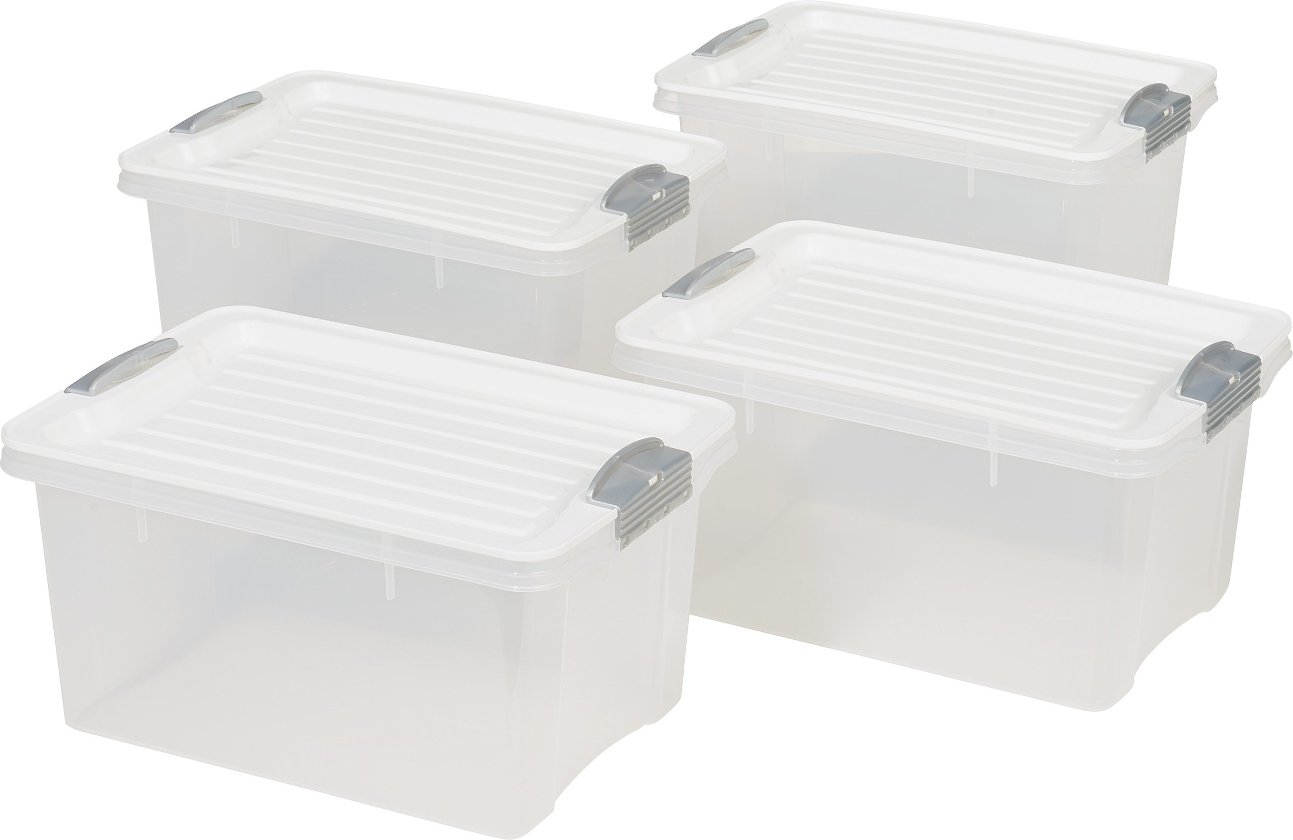 LIVARNO home Aufbewahrungsboxen (4er Set Box A5)