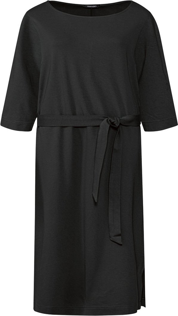 esmara® Damen Kleid Punto Di Roma (Schwarz, M(40/42))