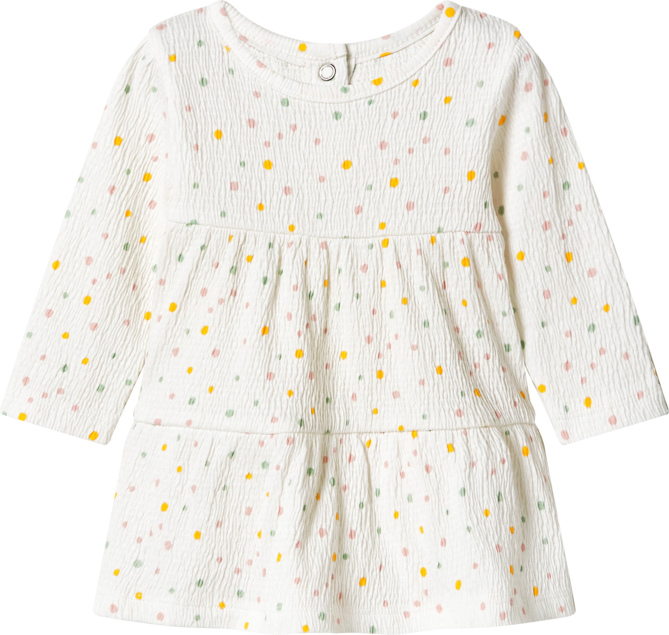 lupilu® Baby Mädchen Kleid langarm (Weiß, 50/56)