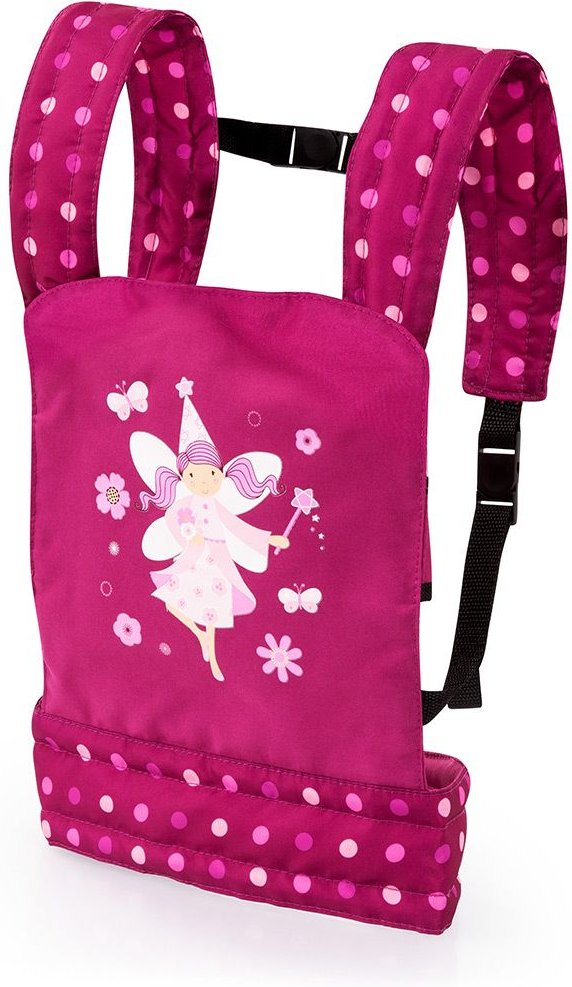 Bayer Design Puppen-Tragegurt (bordeaux/Punkte)