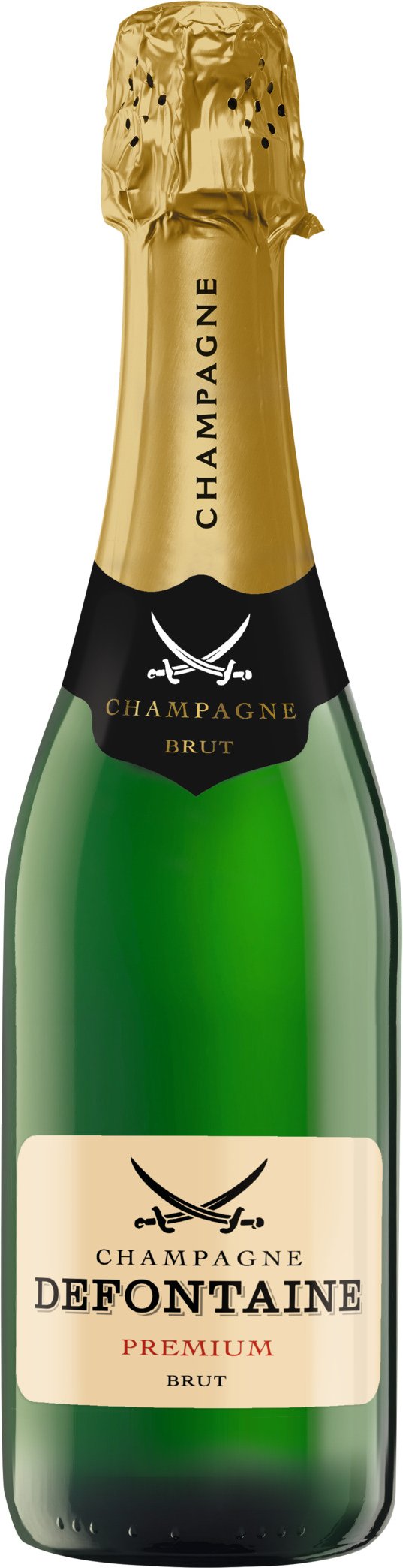 SANSIBAR DELUXE Defontaine Premium Champagner Brut 0,375-l-Flasche, Champagner
