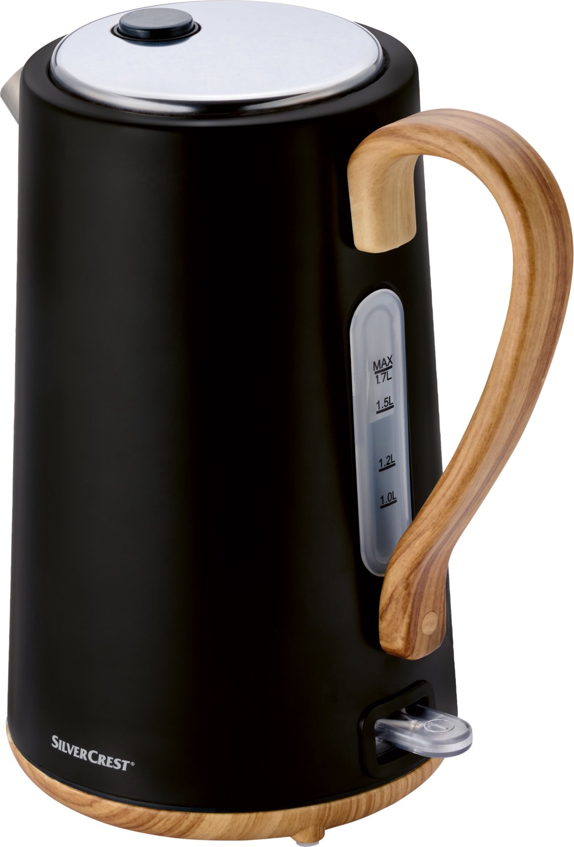 SILVERCREST® KITCHEN TOOLS Wasserkocher Holzdesign EDS SWKH 3000 B2/SOWKH 3000 B2/SWKH 2400 B2 (Schwarz)""