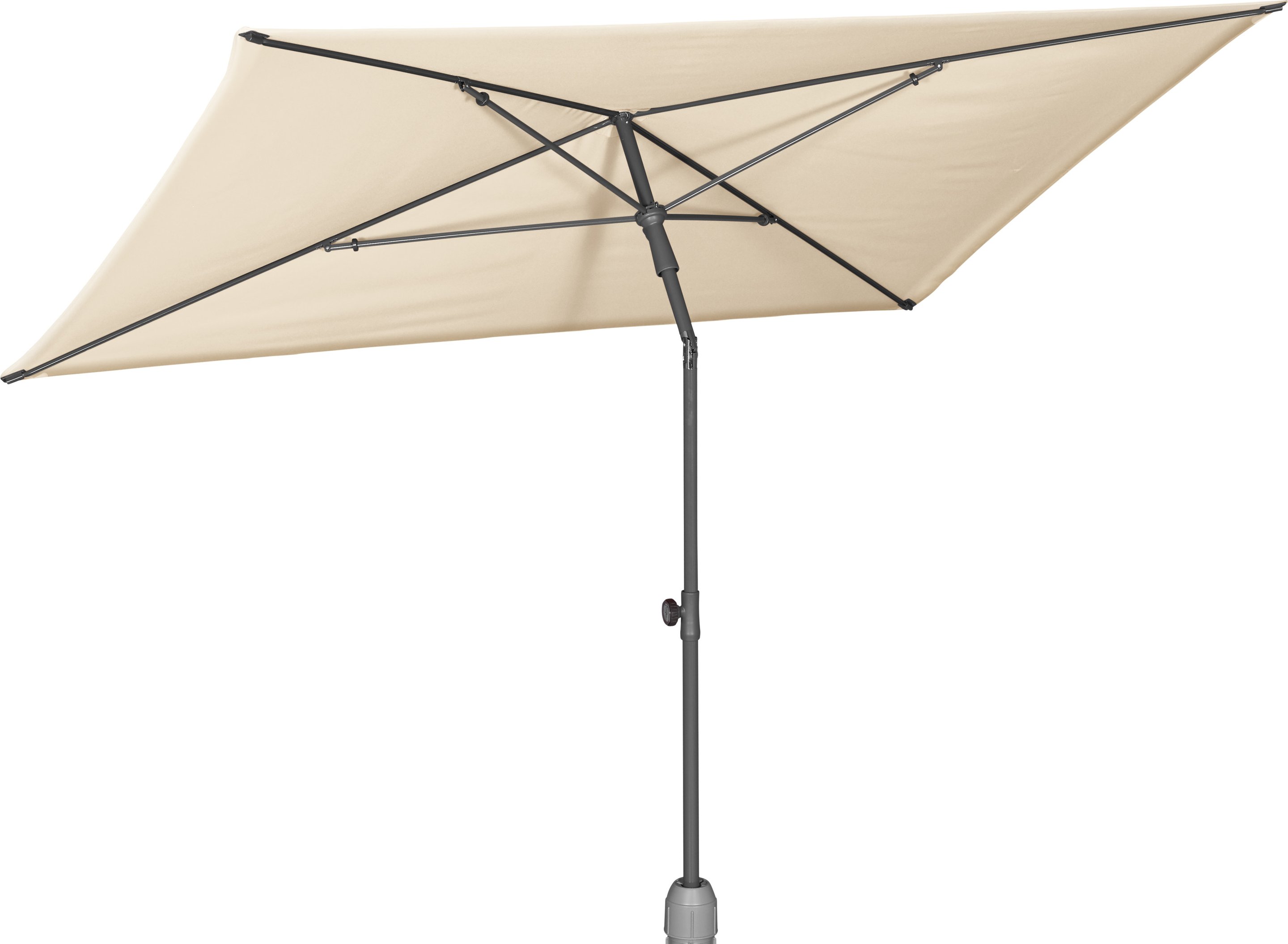 LIVARNO® Balkon-Rechteckschirm 210 x 140 cm (Beige)