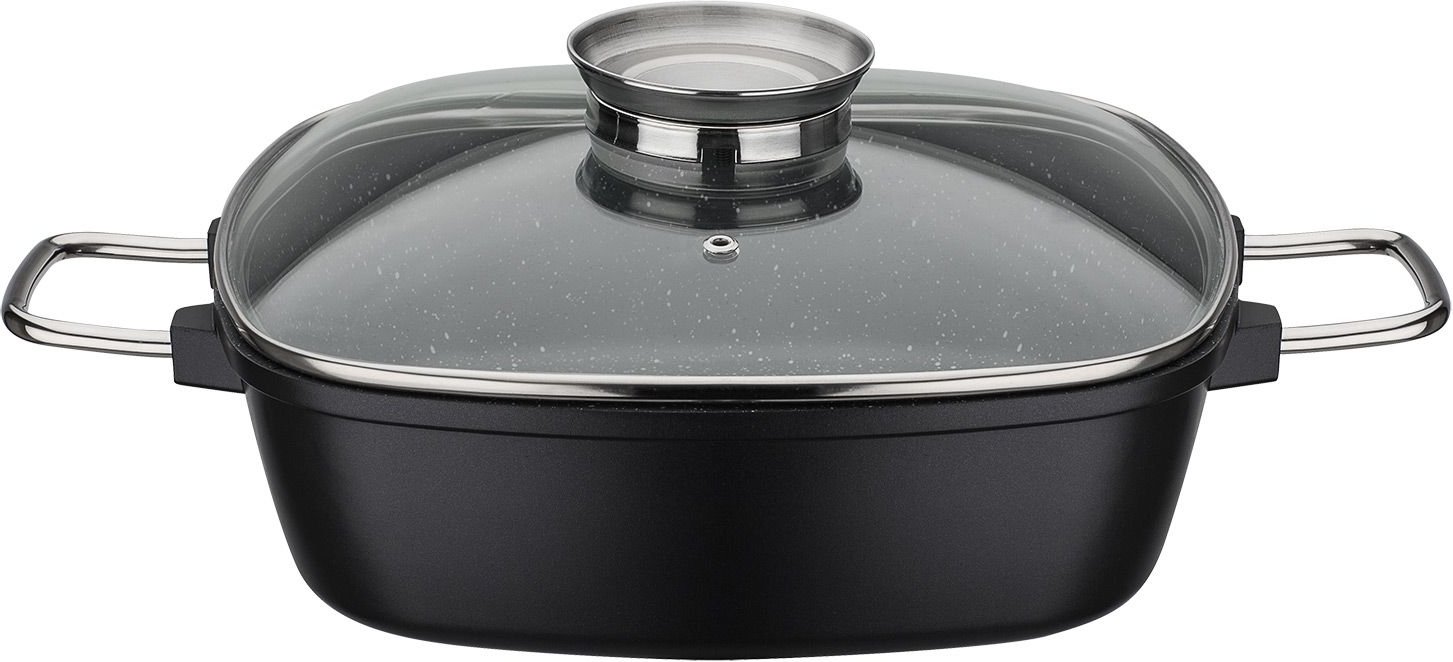 GSW Viereckbräter Gourmet Granit 28 x 28 x 8,5 cm