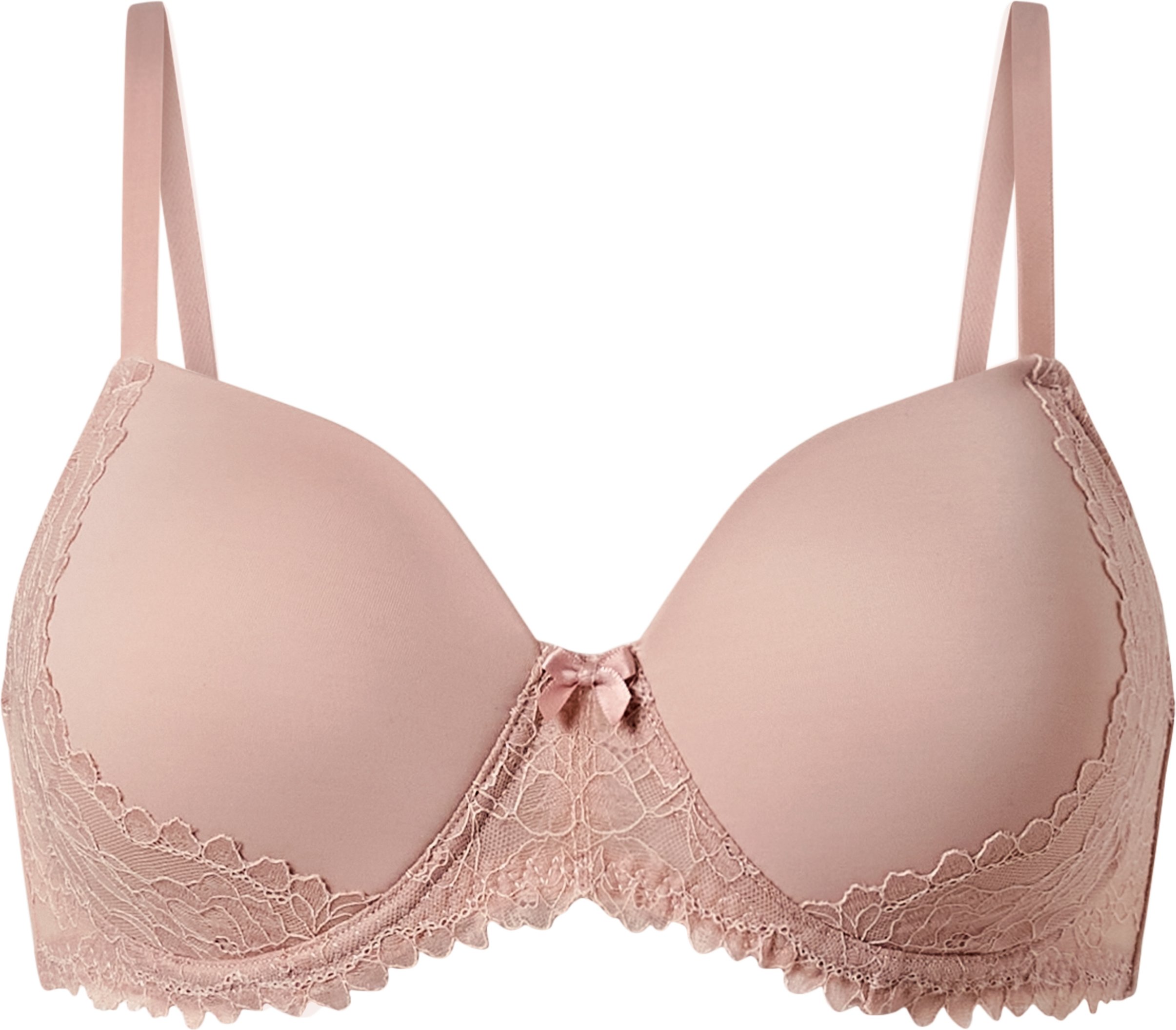 Thumbnail - esmara® Damen Soft-BH / Bügel-BH (rosa mit Spitze, 85D)