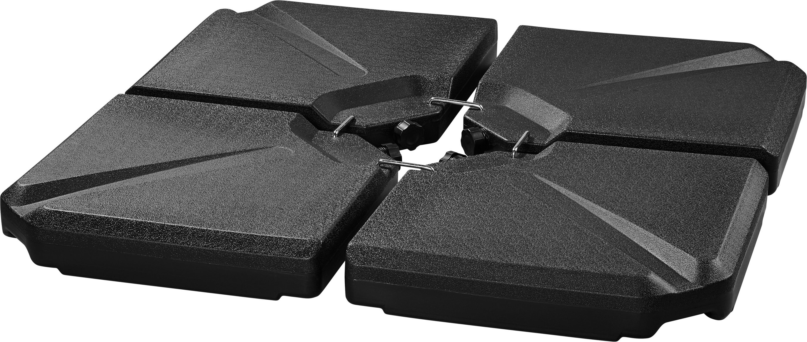 LIVARNO® Schirmständer–Beschwerungsplatten, 4 Stück