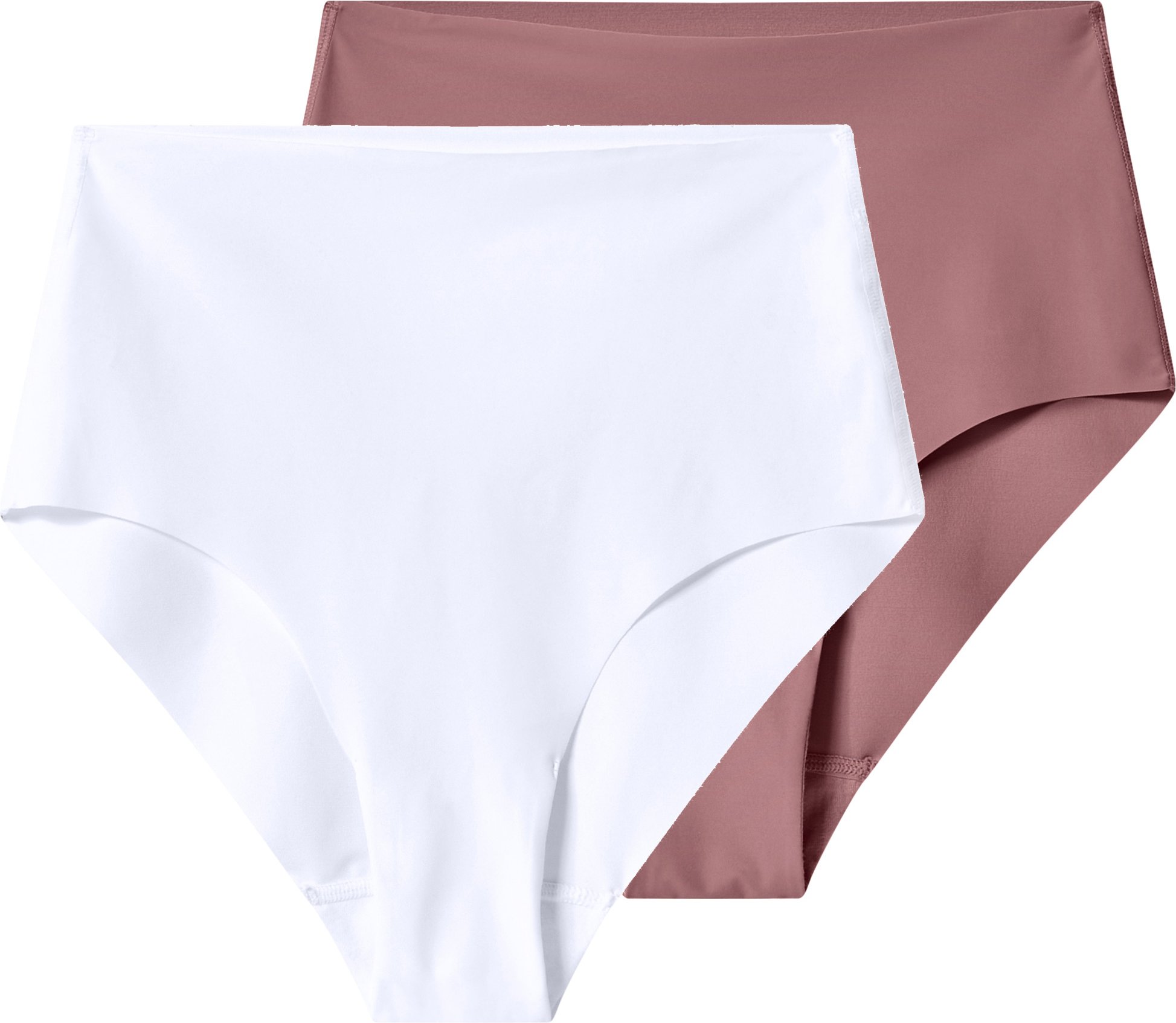 esmara® Damen Lasercut-Bauchwegslips, 2 Stück (Pink/Weiß, S(36/38))