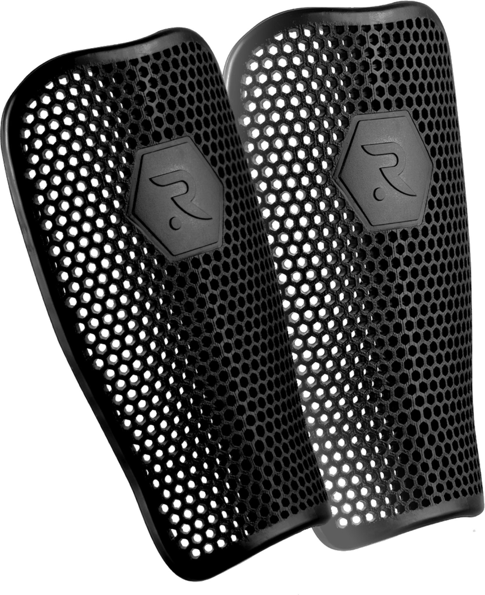 ROCZ Kinder-Fußball-Schienbeinschoner (Schwarz, M)