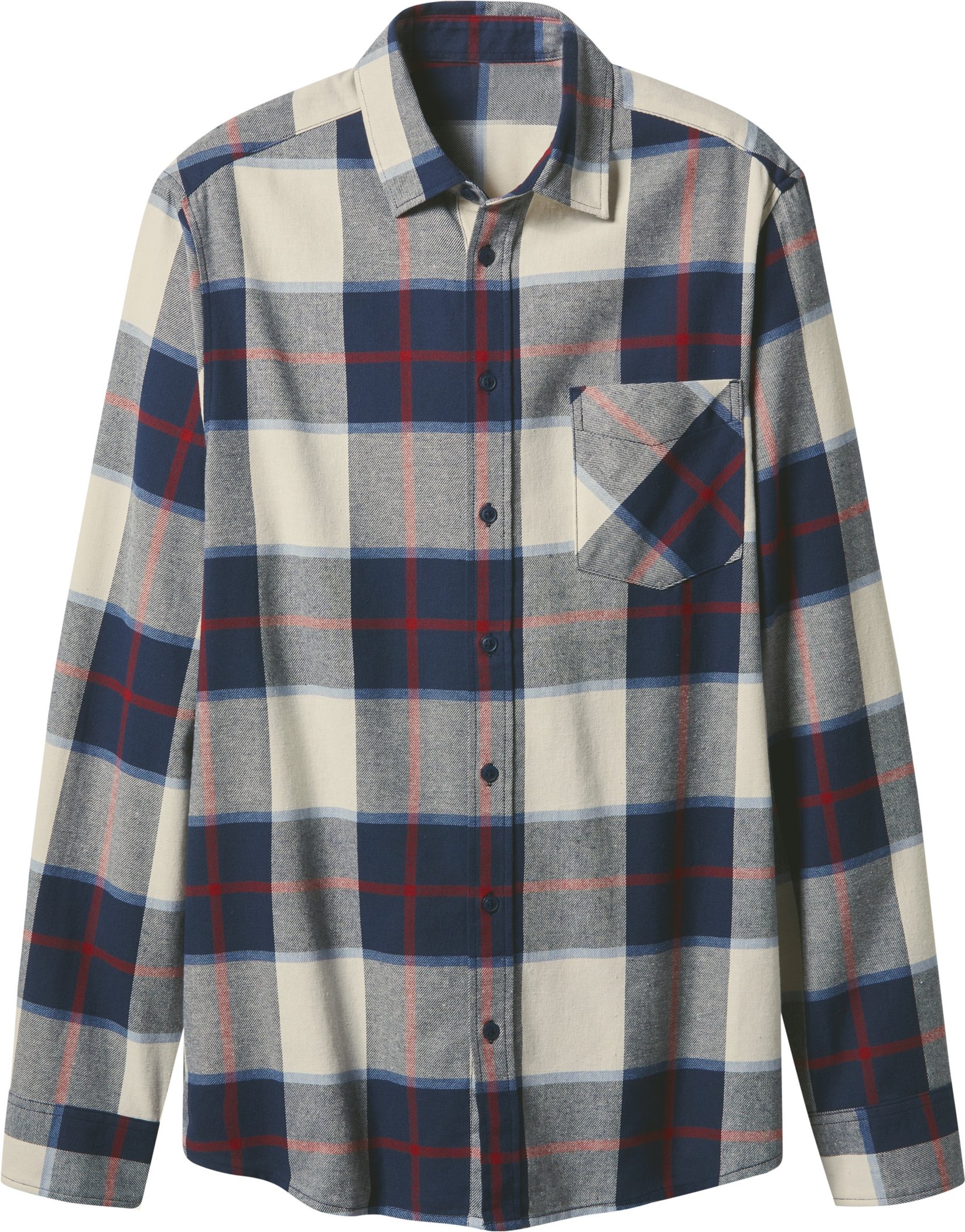 Thumbnail - esmara Men Herren Flanell-Freizeithemd (Karo/navy/beige, L (41/42))