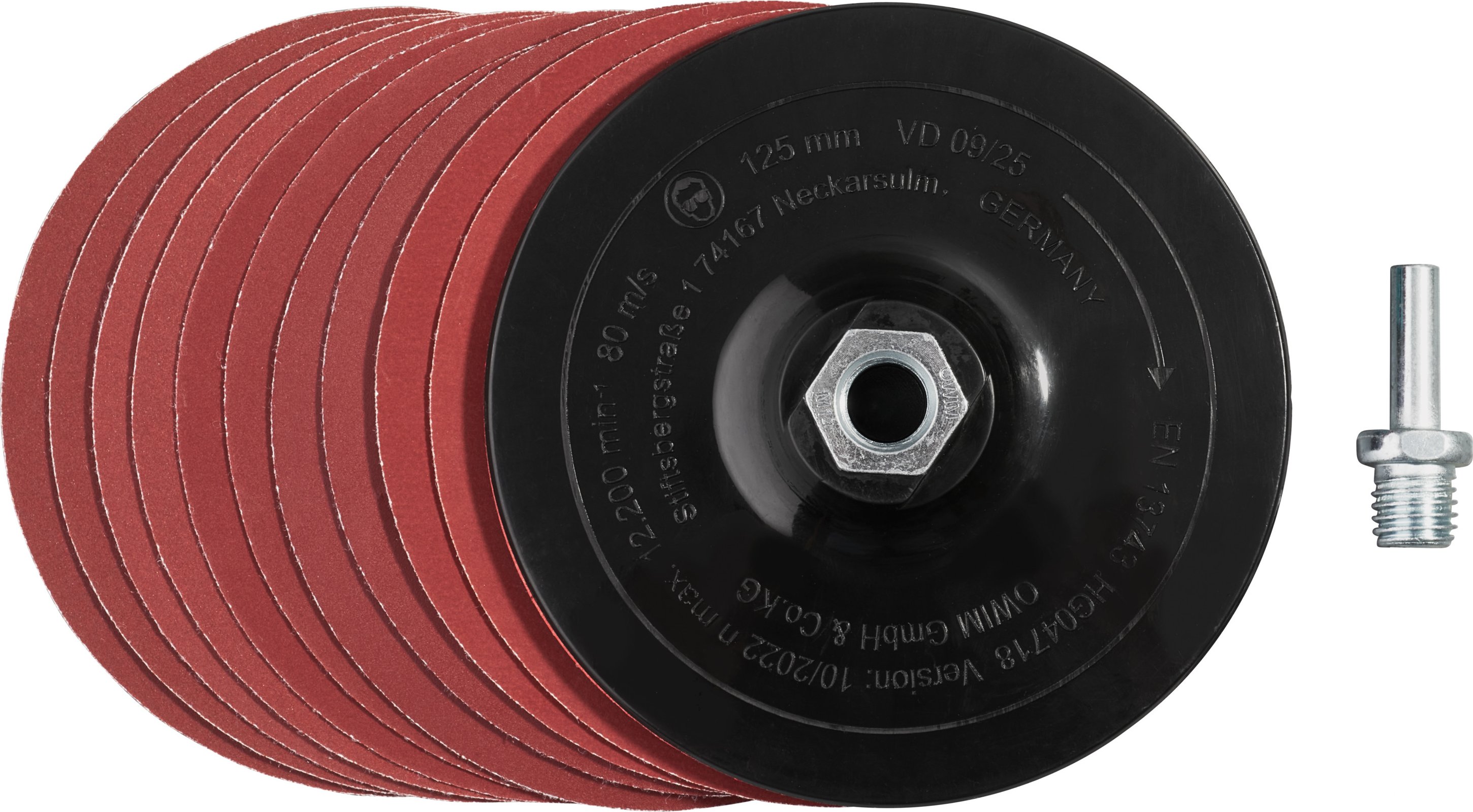 PARKSIDE® Winkelschleiferzubehör 125mm (Klettschleifteller)