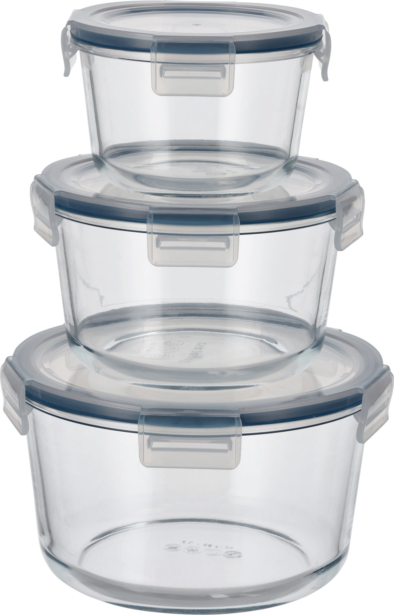 SILVERCREST® Frischhaltedosen-Set, 3 Stück (Rund)