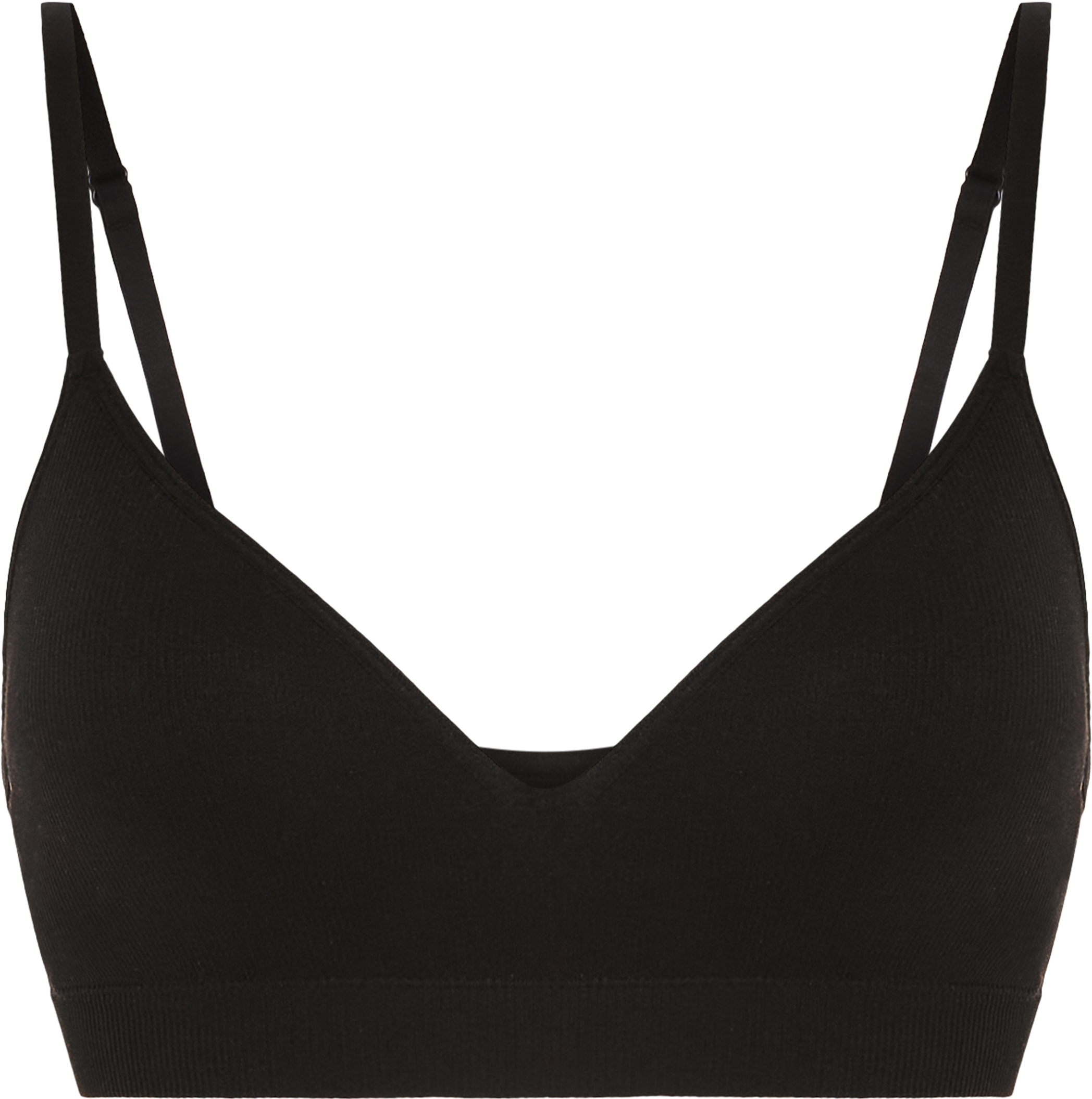 Thumbnail - esmara® Damen Soft BH, seamless (Schwarz, 75B)
