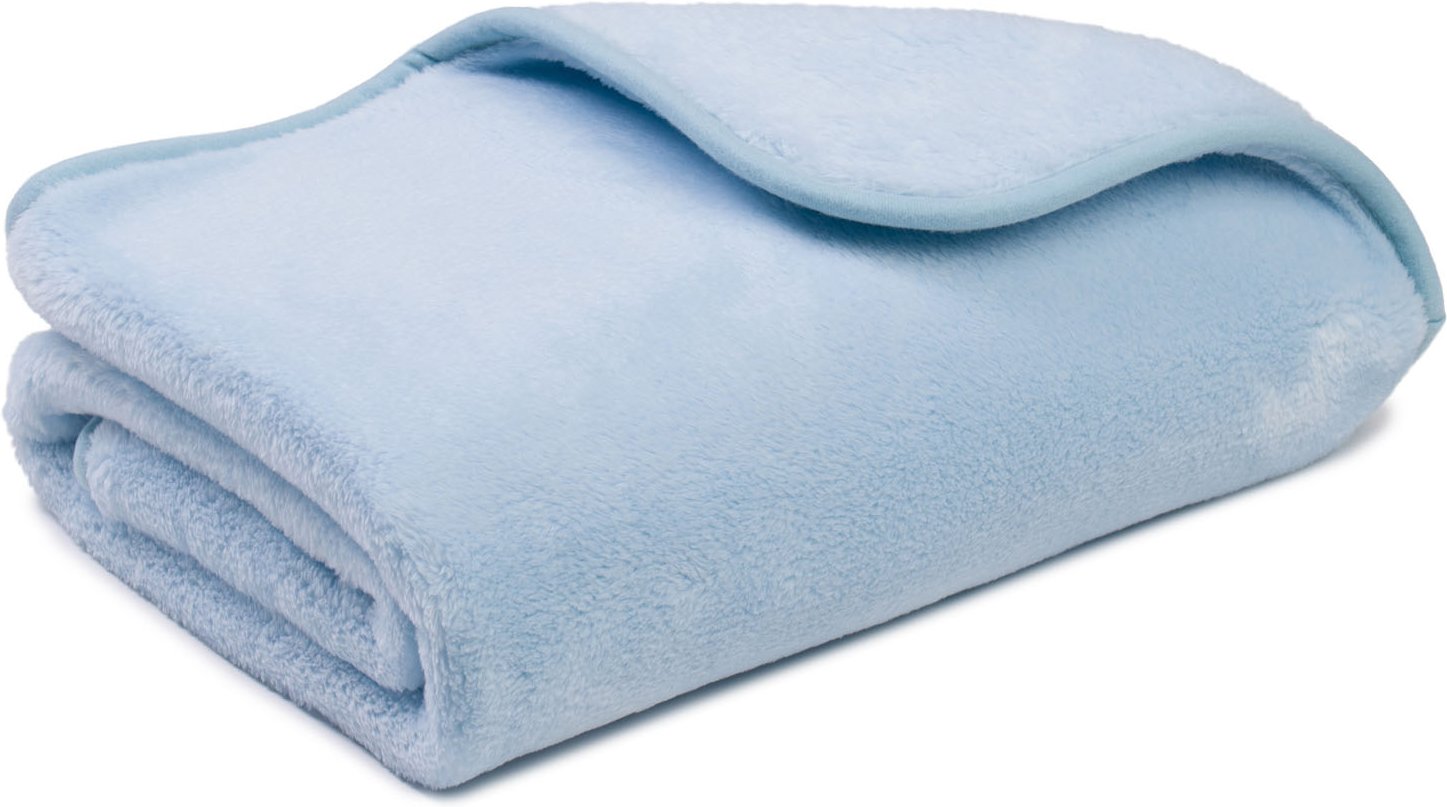 Gözze Kinder- und Babydecke Cashmere Felling (Hellblau, 75 x 100 cm)