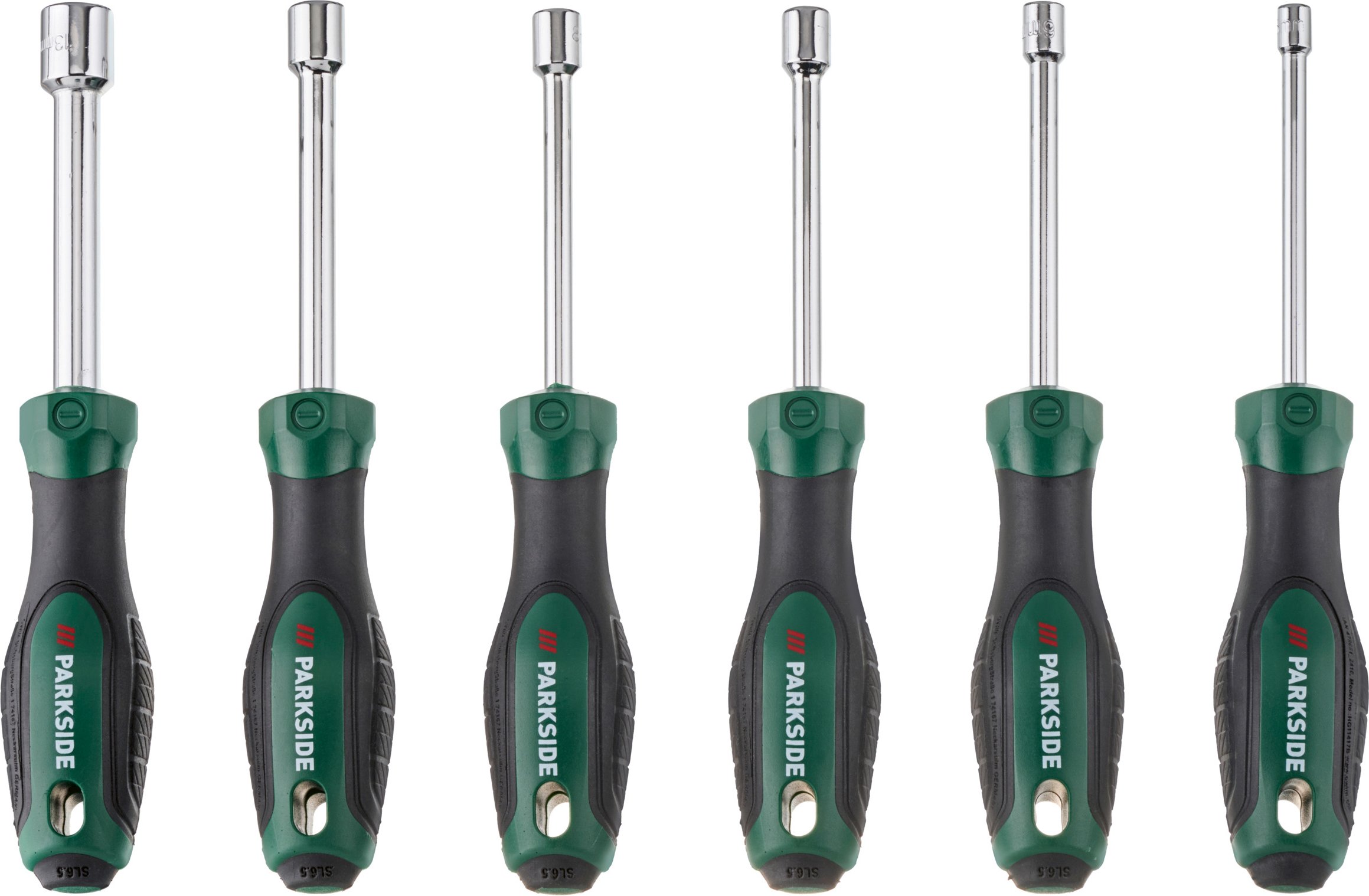 PARKSIDE® Schraubendreher-Sets 6-tlg. / Steckschlüssel-Schraubendreher-Satz (Steckschlüssel-Schraubendreher)