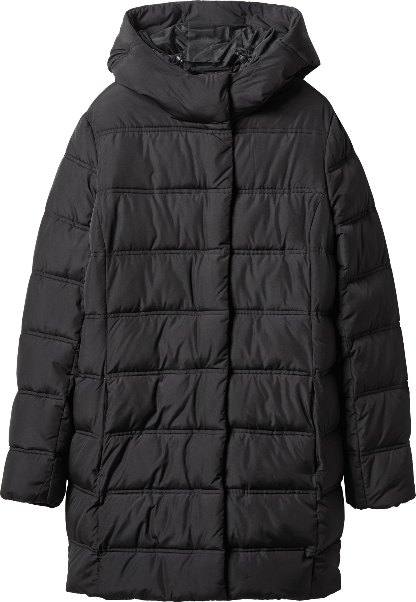 esmara® Damen Thermo-Steppmantel (Schwarz, XL (48/50))