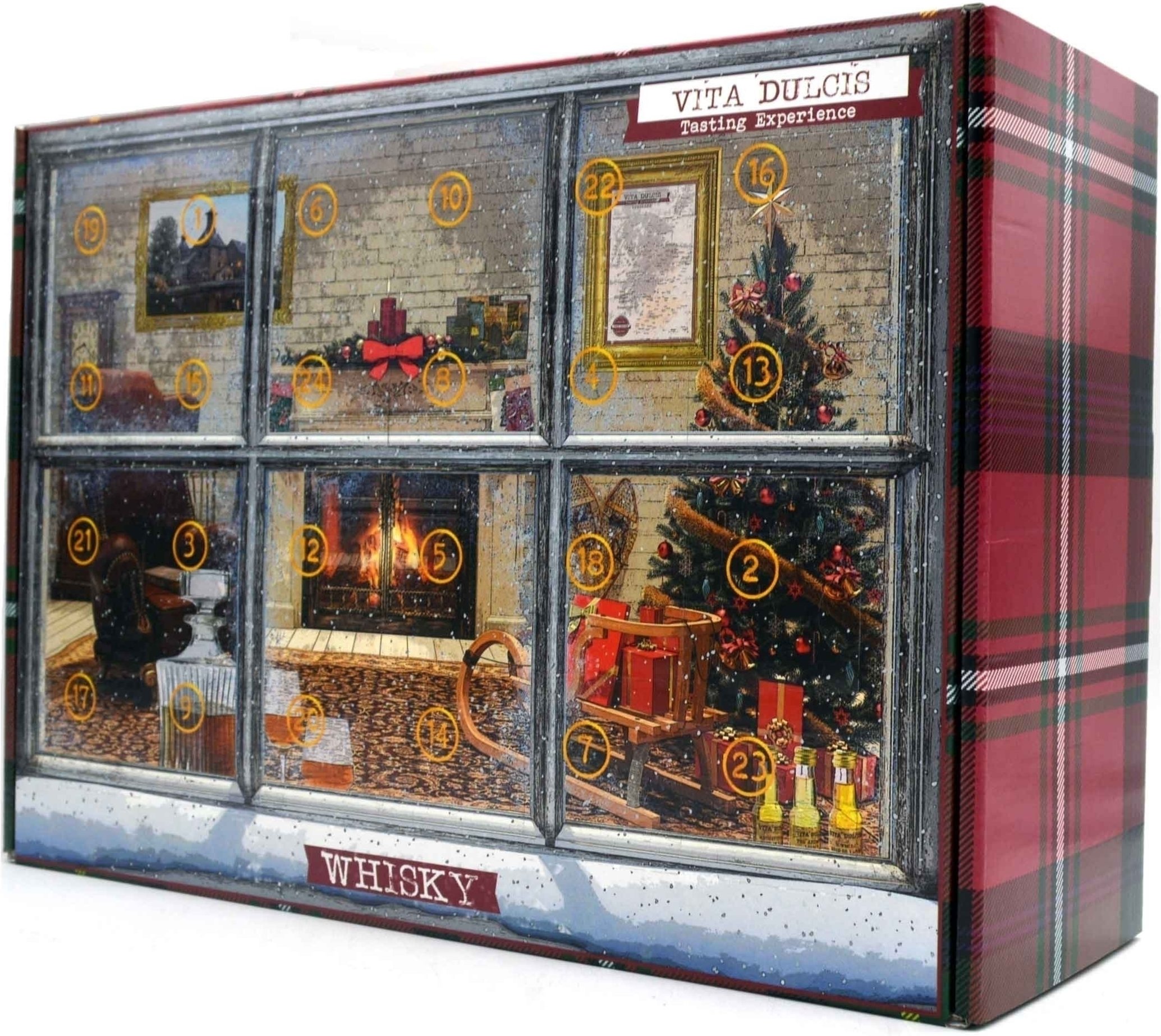 Vita Dulcis Whisky Adventskalender Klassik - Edition 8, 24 x 0,02l, 40 - 48% Vol