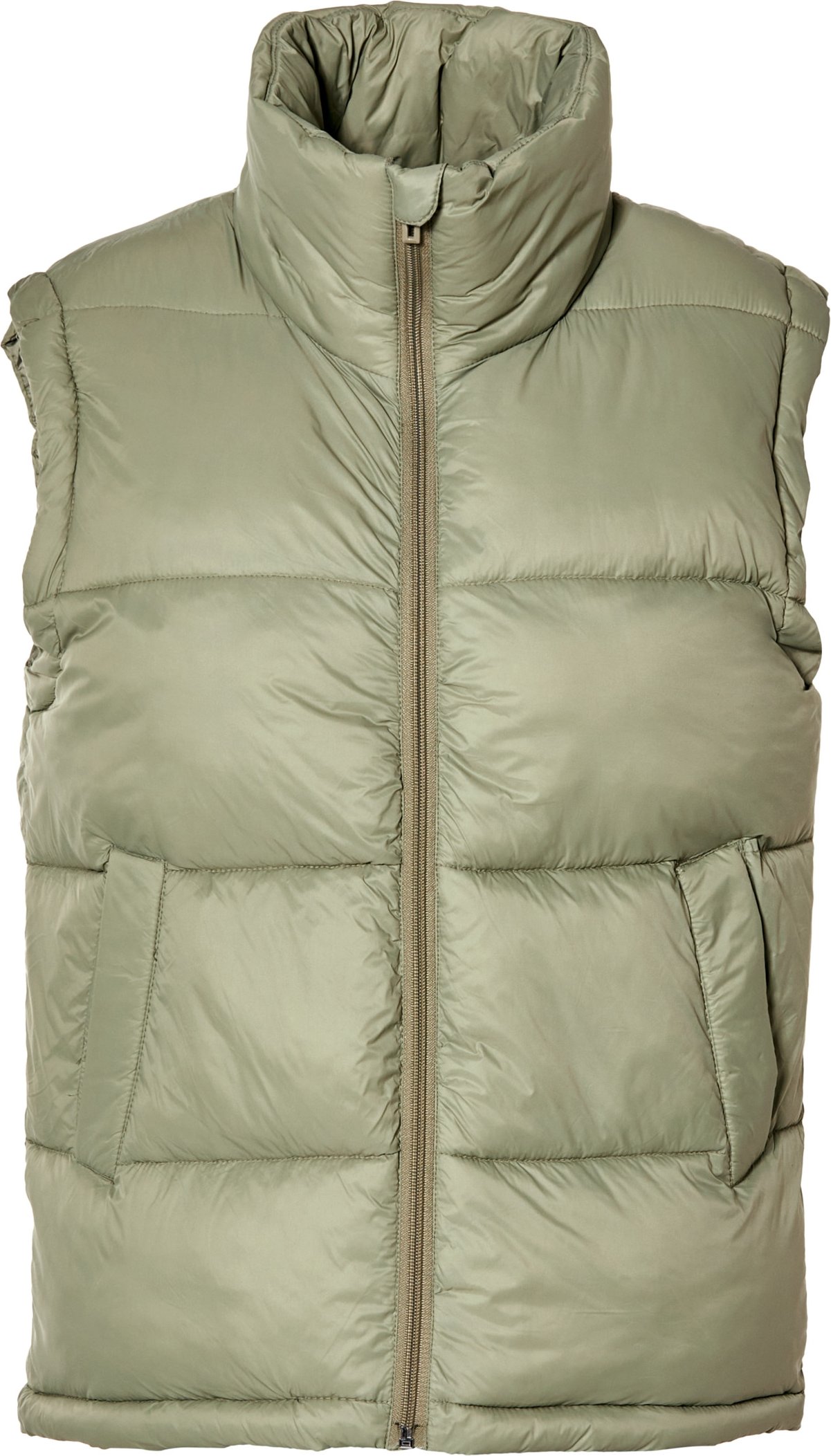 Thumbnail - esmara® Damen Steppweste, wasserabweisendes Obermaterial (Khaki, S(36/38))