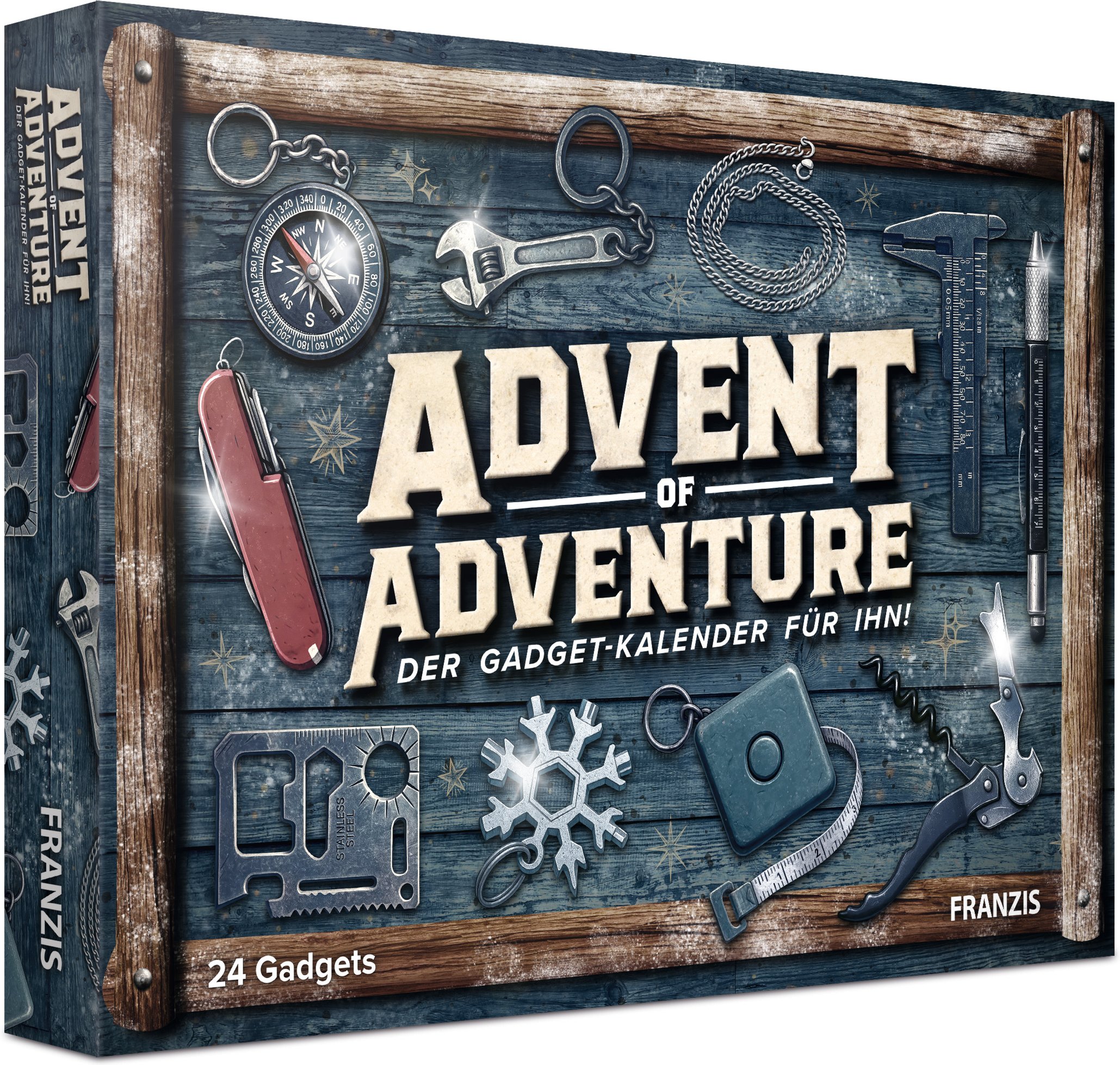 FRANZIS Advent of Adventure – Der Gadget-Kalender für Ihn