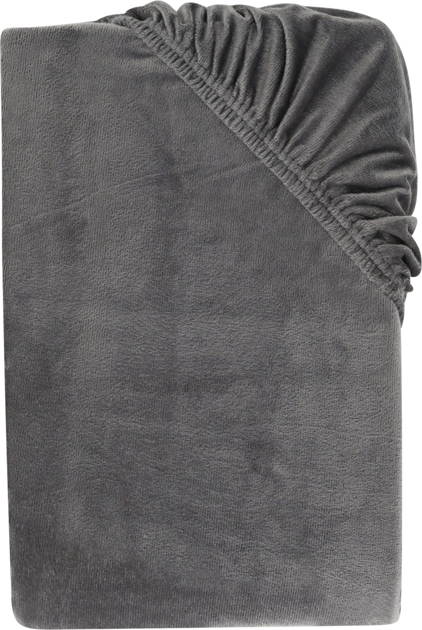 LIVARNO® Plüsch-Spannbettlaken (Grau)