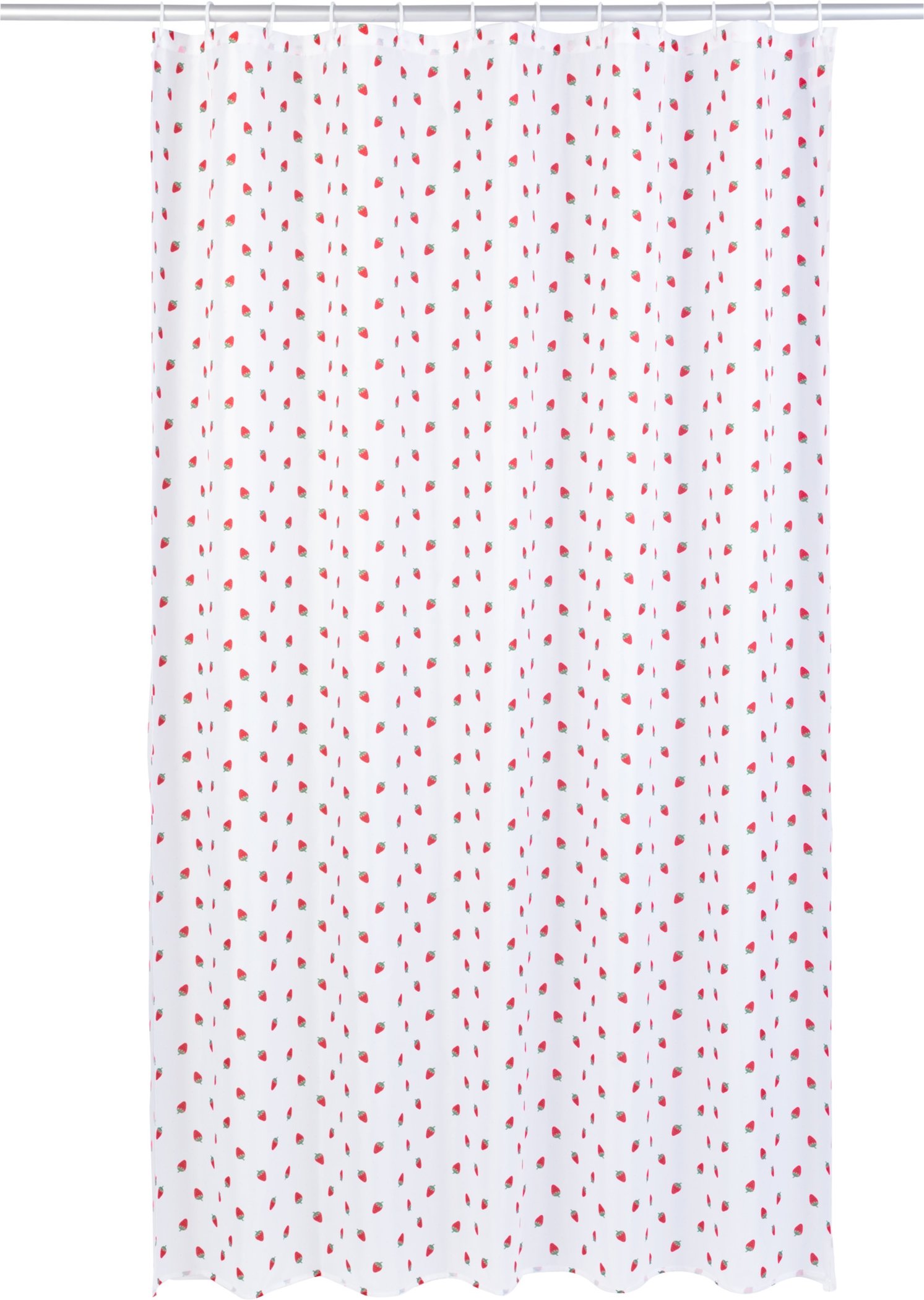 LIVARNO home Duschvorhang 180x200cm (Erdbeere)