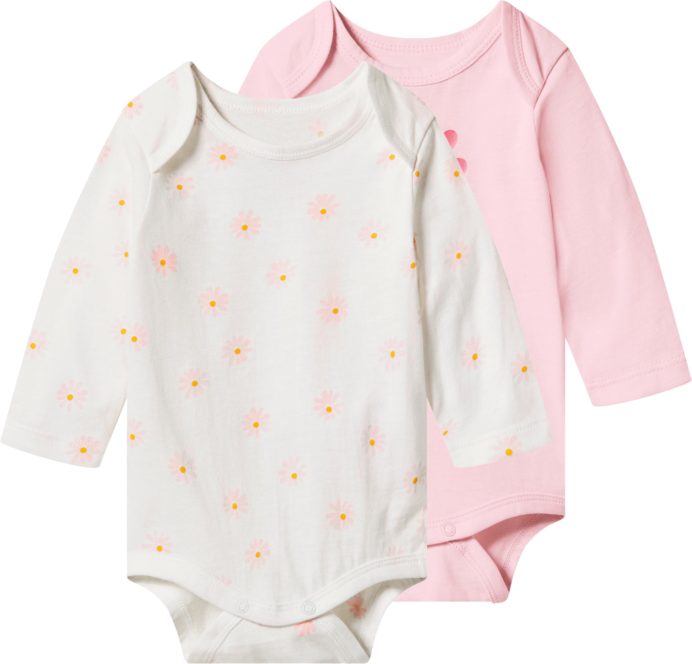 lupilu® Baby Mädchen Jungen Body langarm (Rosa, 62/68)