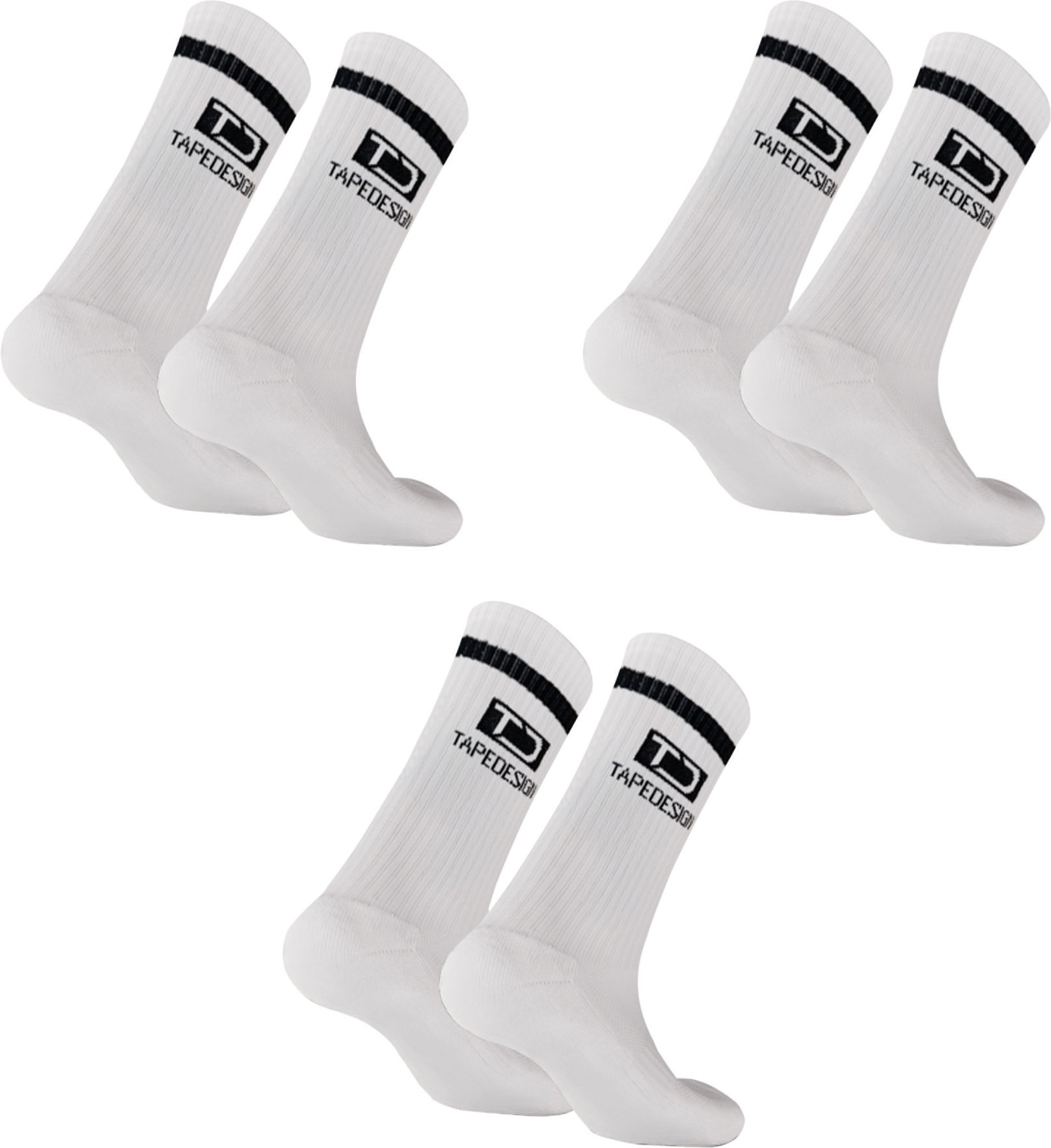 TAPEDESIGN Sportsocken »Multisport«, 3 Paar, Onesize