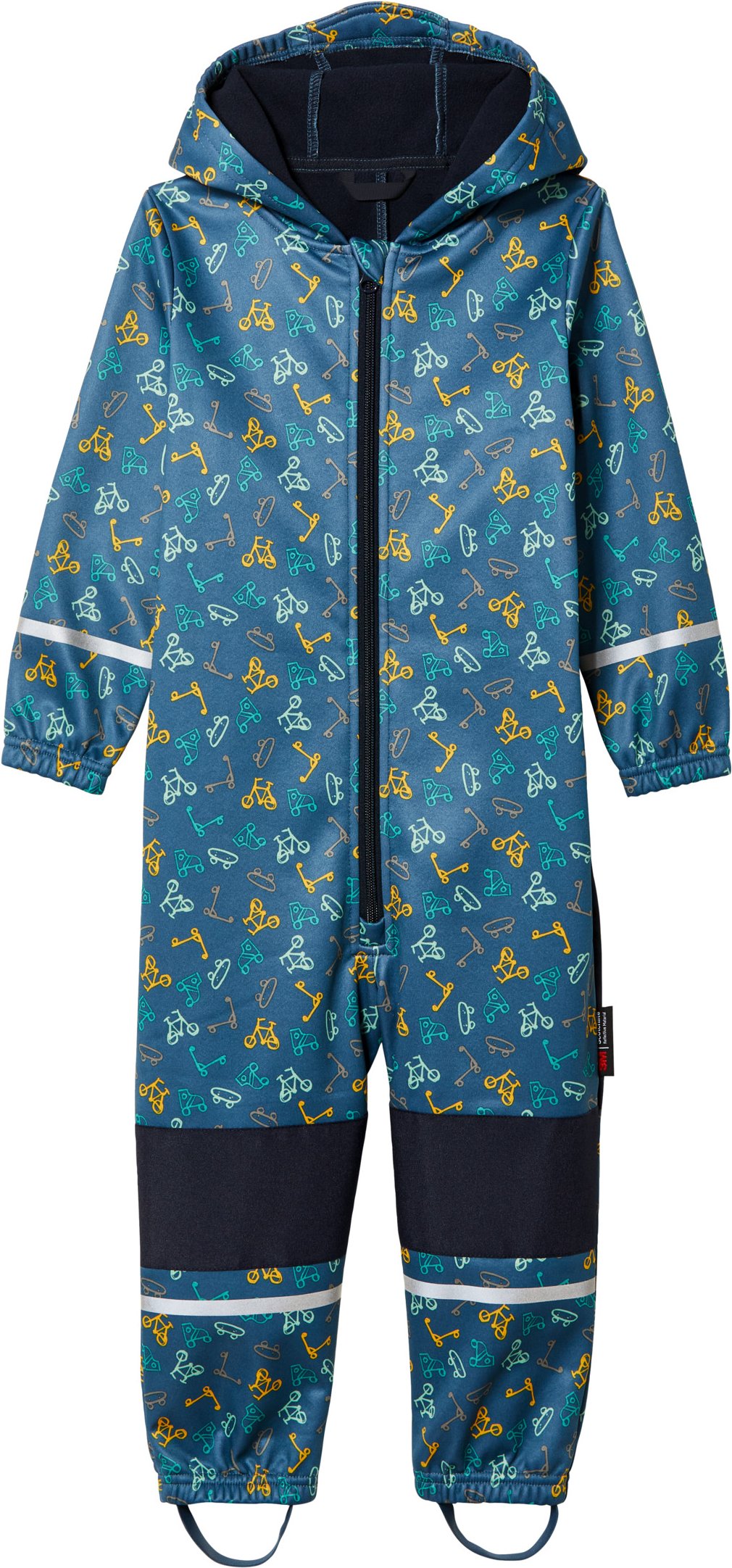 Thumbnail - lupilu® Baby Kleinkinder Matsch- und Buddel-Overall Softshell, gefüttert (Hellblau, 86/92)