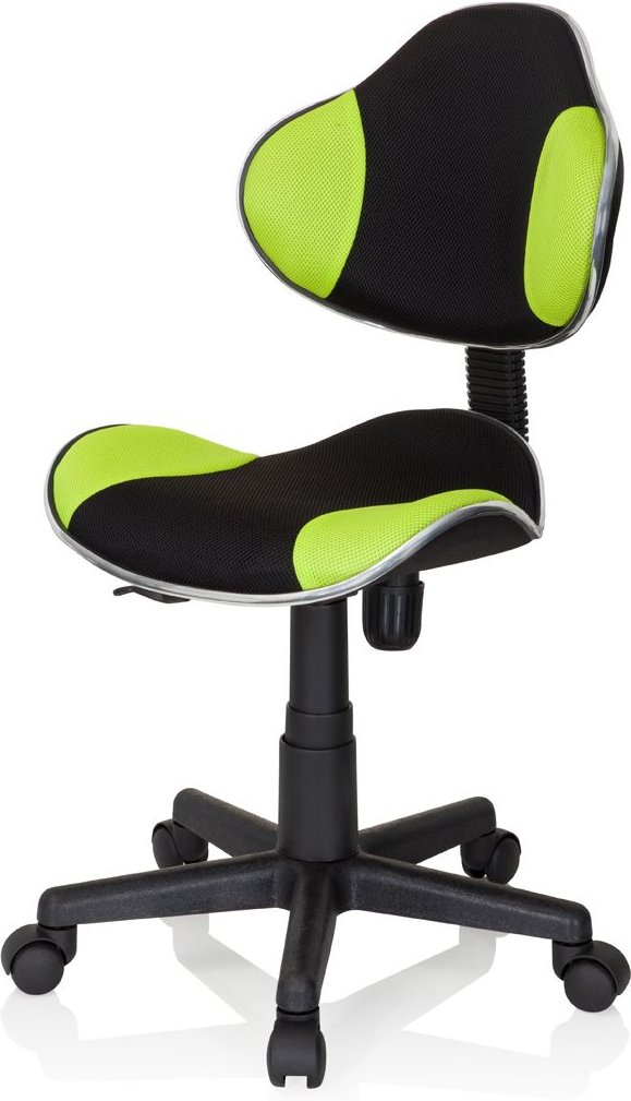 hjh OFFICE Kinderschreibtischstuhl / Kinderstuhl KIDDY GTI-2 (Schwarz / Grün)