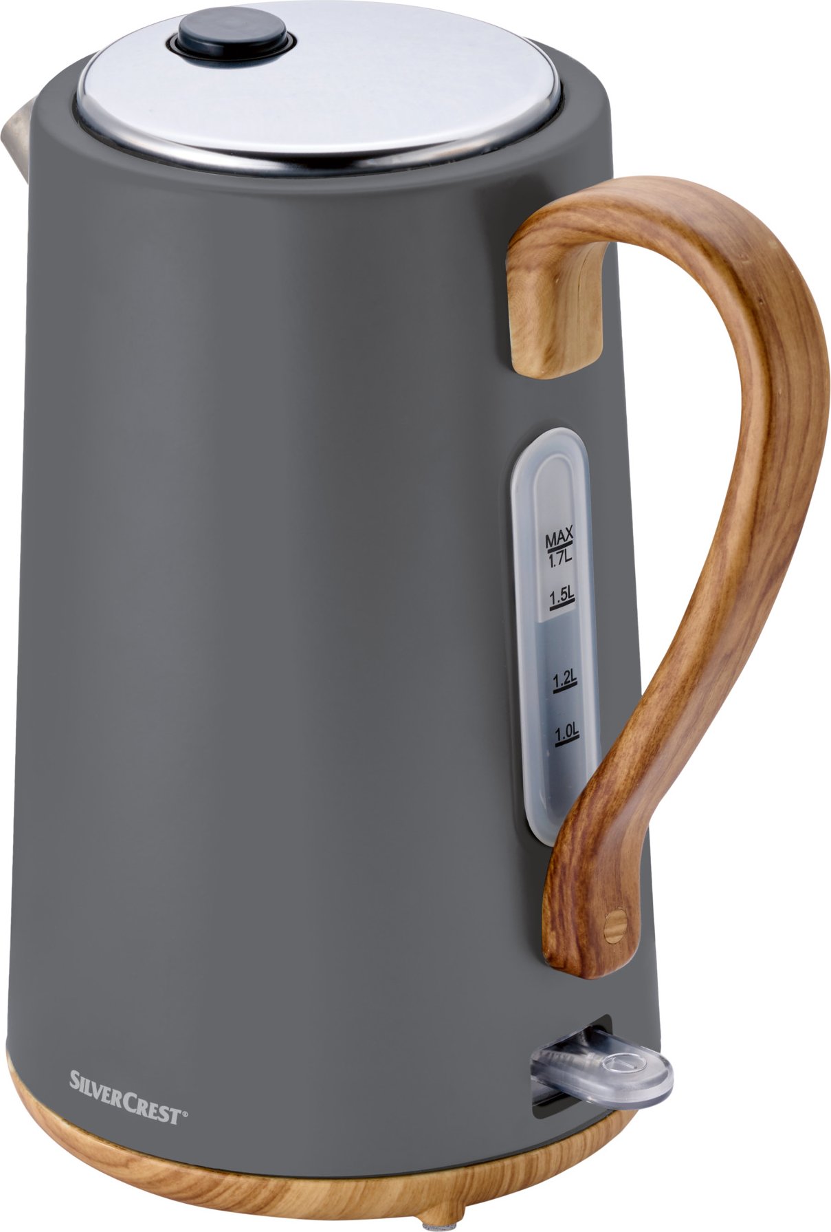 SILVERCREST® KITCHEN TOOLS Wasserkocher Holzdesign EDS SWKH 3000 B2/SOWKH 3000 B2/SWKH 2400 B2 (Grau)