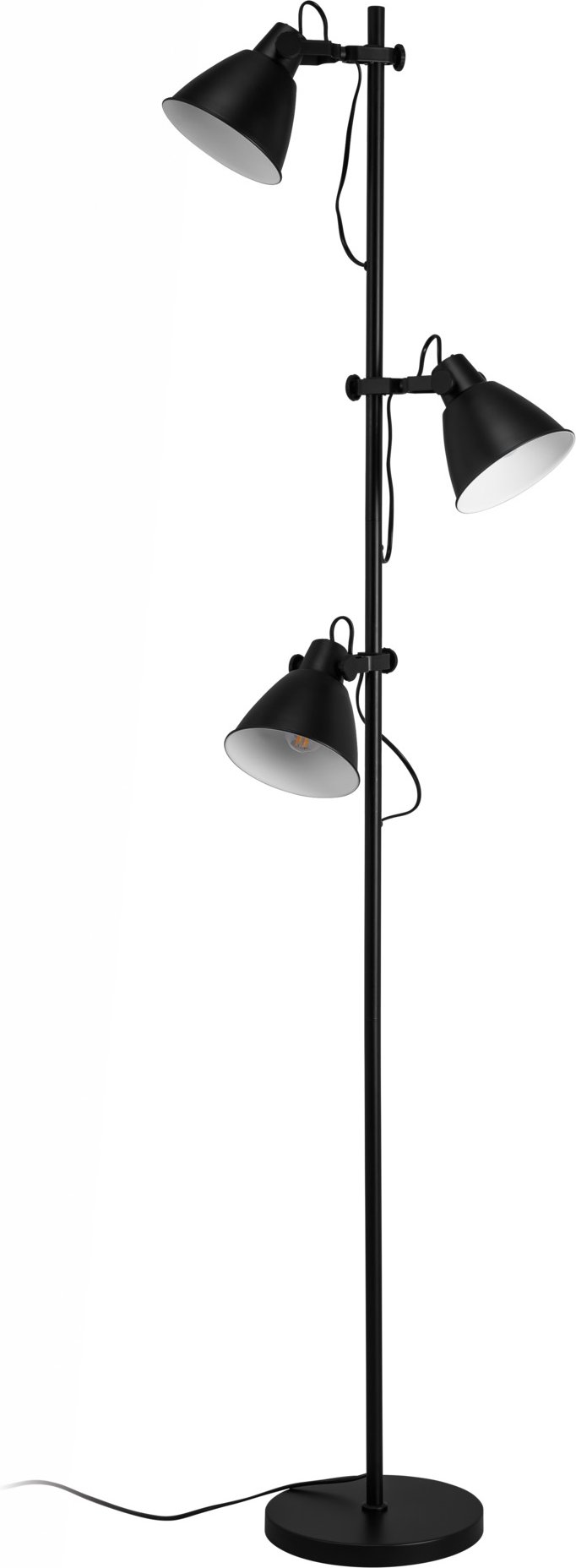 LIVARNO home Stehleuchte 3flammig TEIWAZ (Schwarz)