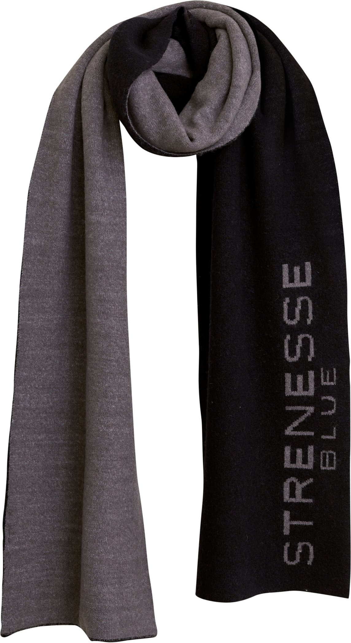 Strenesse Blue Damen/Herren Strickschal (Schwarz/Grau, one size)