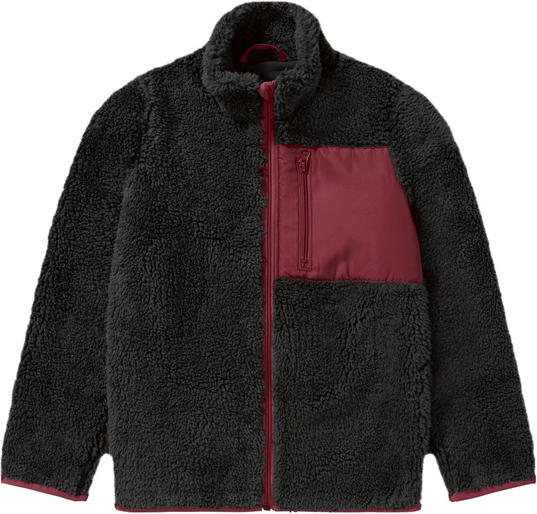 pepperts!® Kinder Jungen Jacke Lammfellimitat (Schwarz, 158/164)