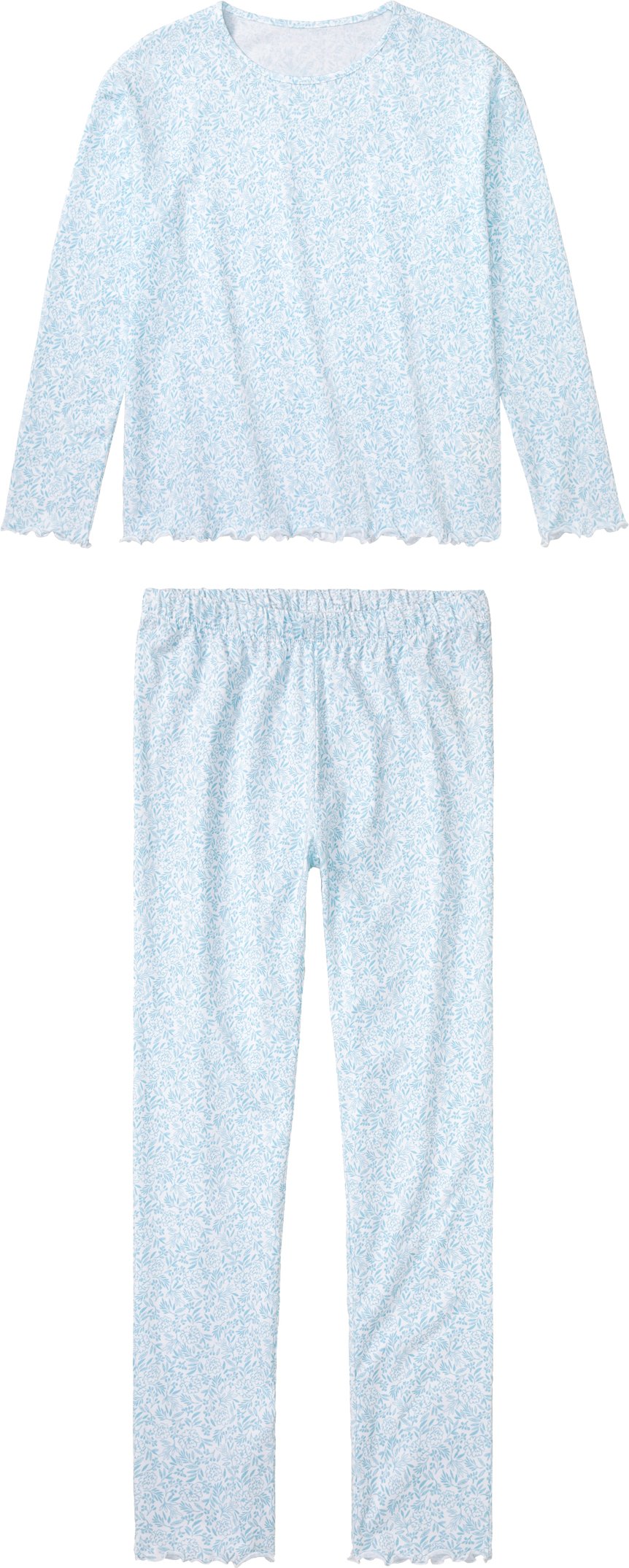 pepperts!® Kinder Mädchen Pyjama (Weiß, 158/164)