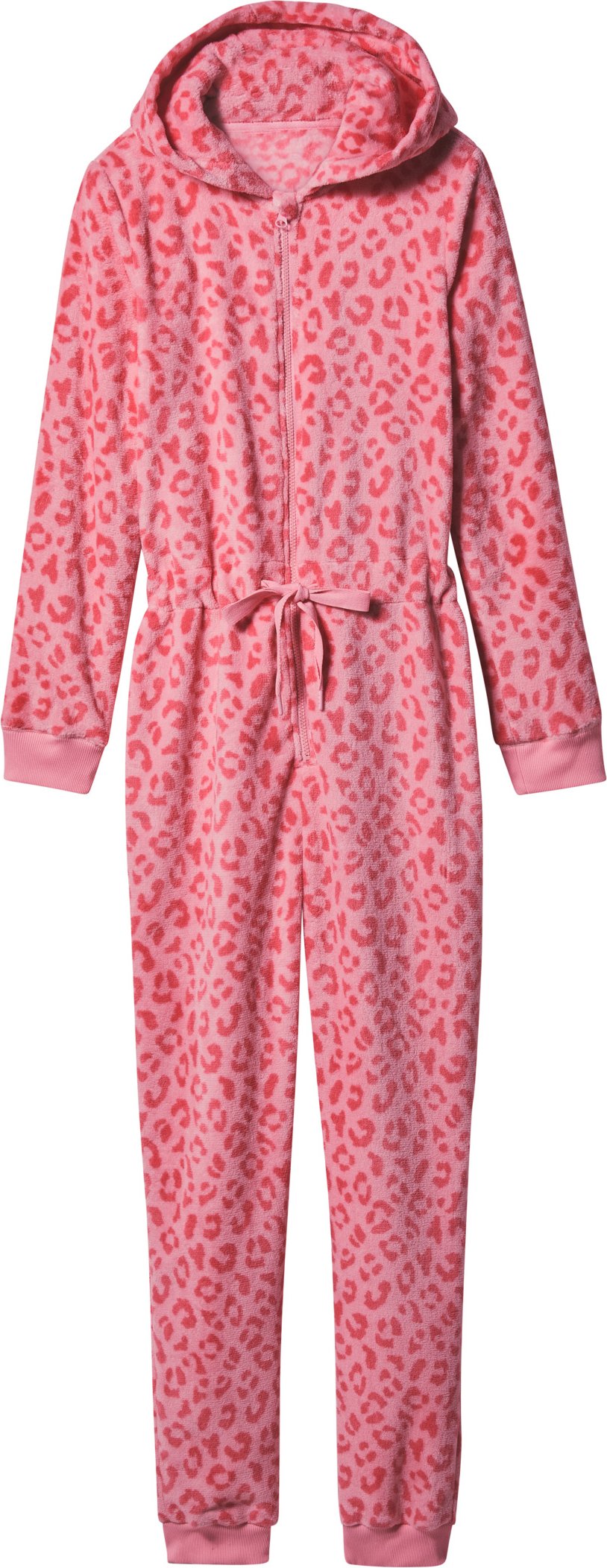 esmara® Damen Jumpsuit Plüsch (Leo, S(36/38))