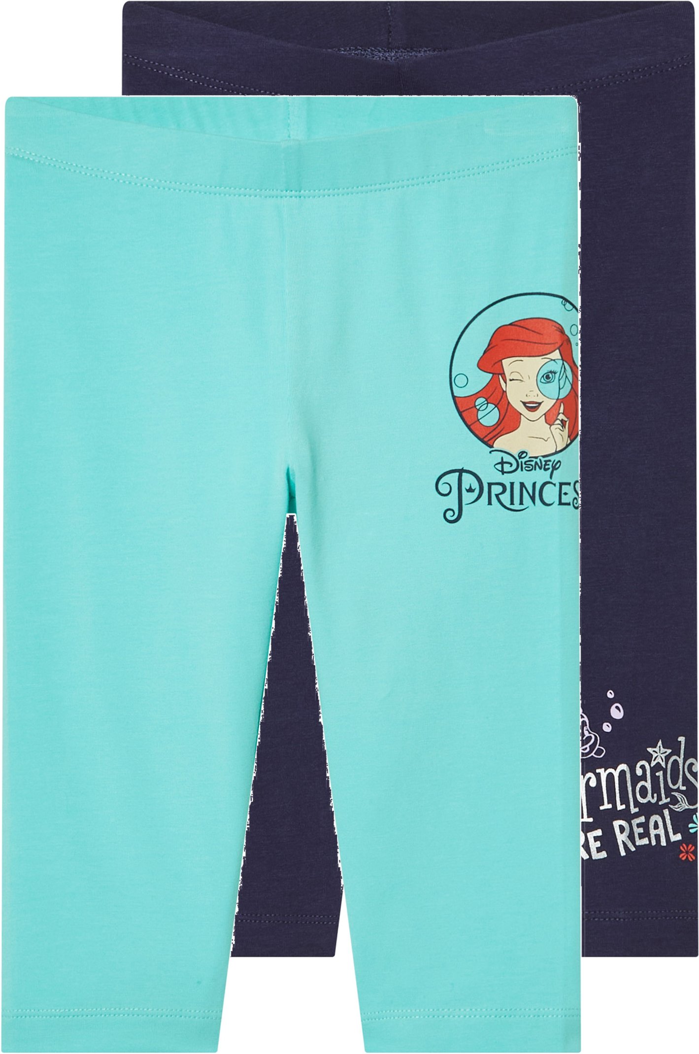 Kleinkinder Mädchen Leggings, 2 Stück (Arielle, 98/104)