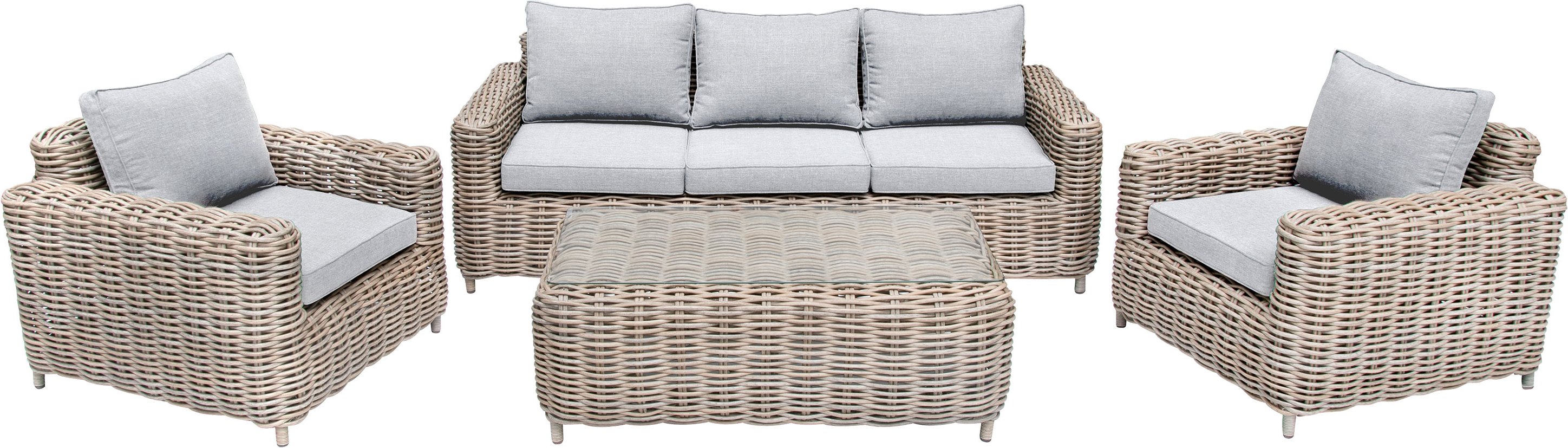 bellavista - Home & Garden® Luxus-Lounge Merando (helle Kissen)""