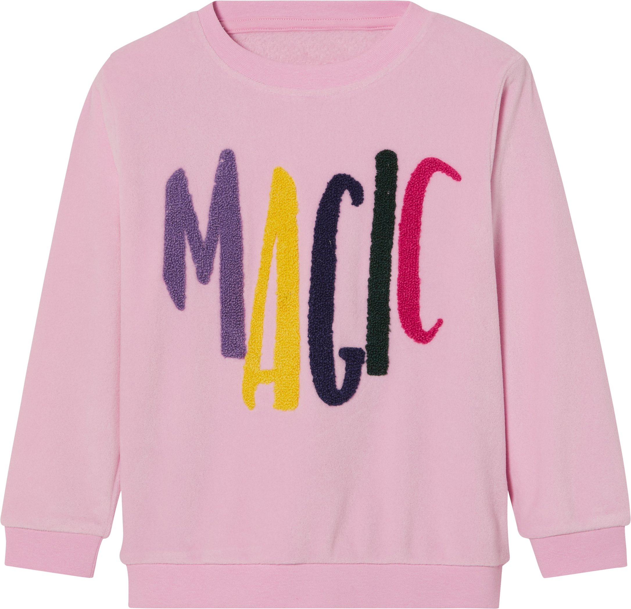 Thumbnail - lupilu® Kleinkinder Mädchen Pullover Plüsch (Rosa, 98/104)