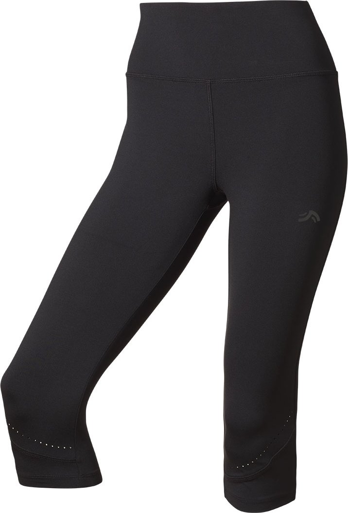 CRIVIT Damen Funktionscapri Fitness (Schwarz, XS (32/34))
